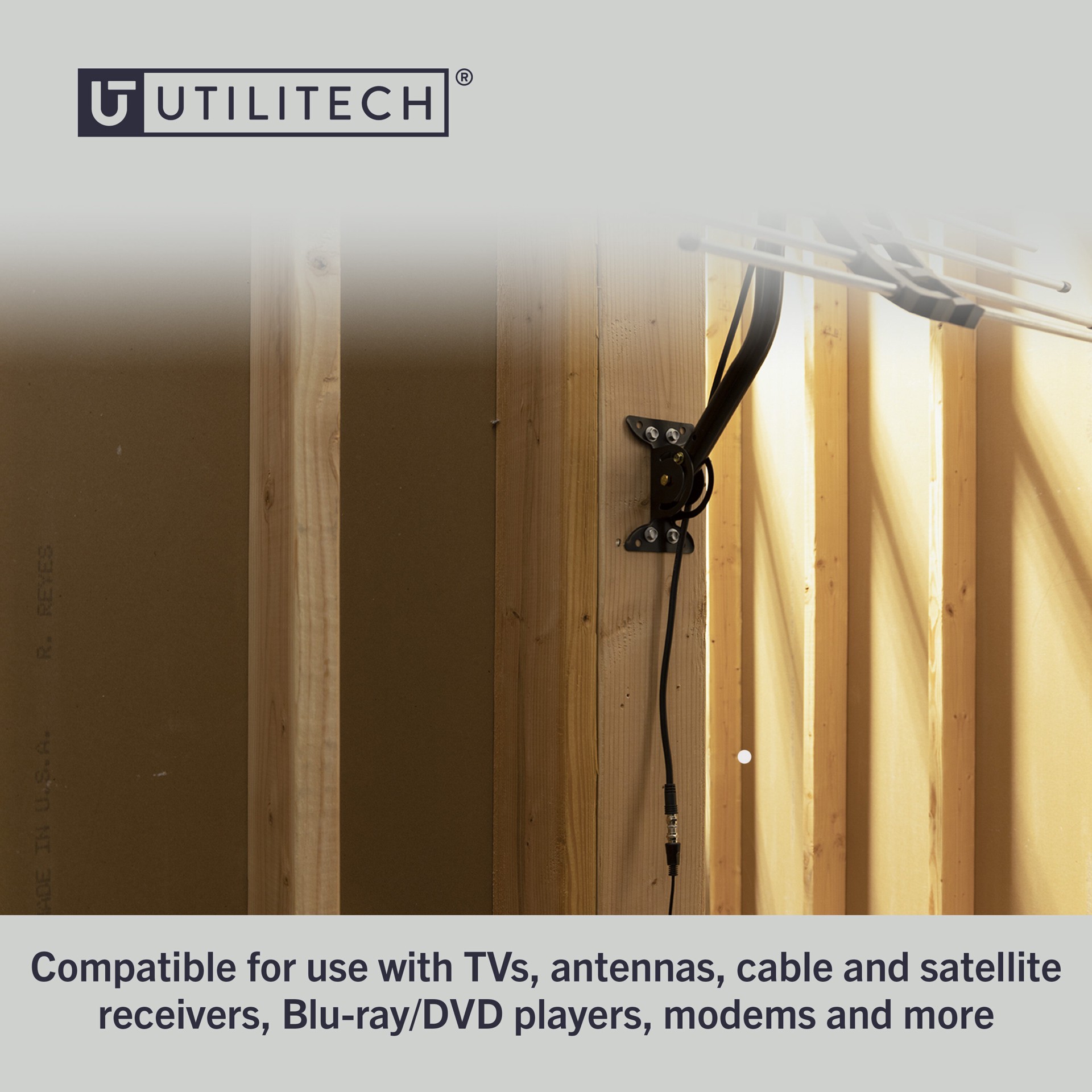 slide 4 of 6, Utilitech 4 -Pack Nickel Screw-on F-connector, 1 ct