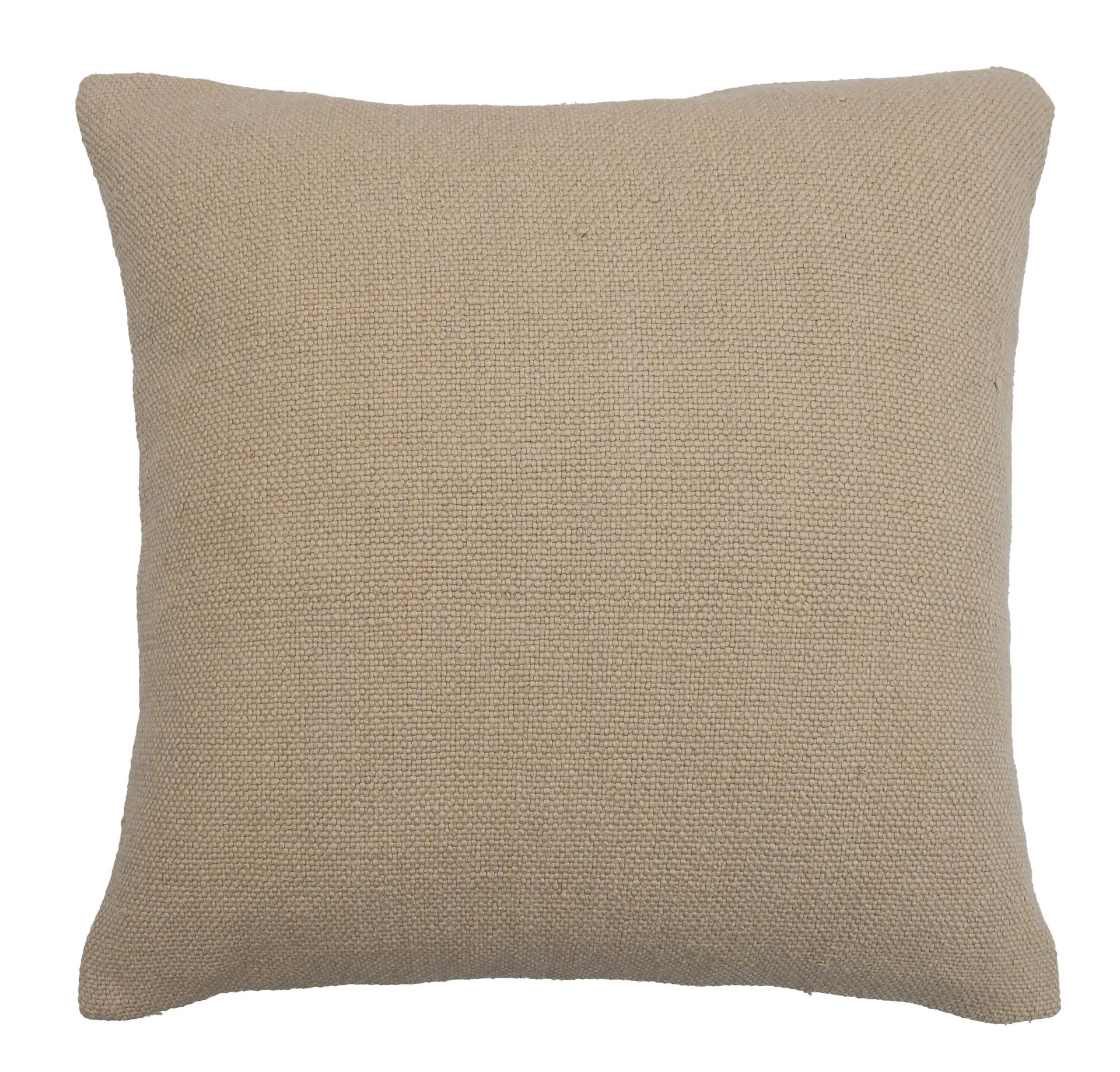 slide 3 of 5, allen + roth 22-in x 22-in Cream Square Indoor Decorative Pillow, 1 ct