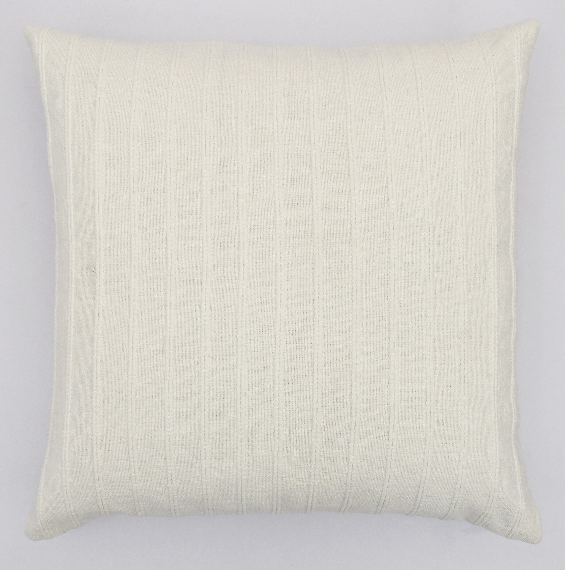 slide 2 of 5, allen + roth 20-in x 20-in Ivory Square Indoor Decorative Pillow, 1 ct