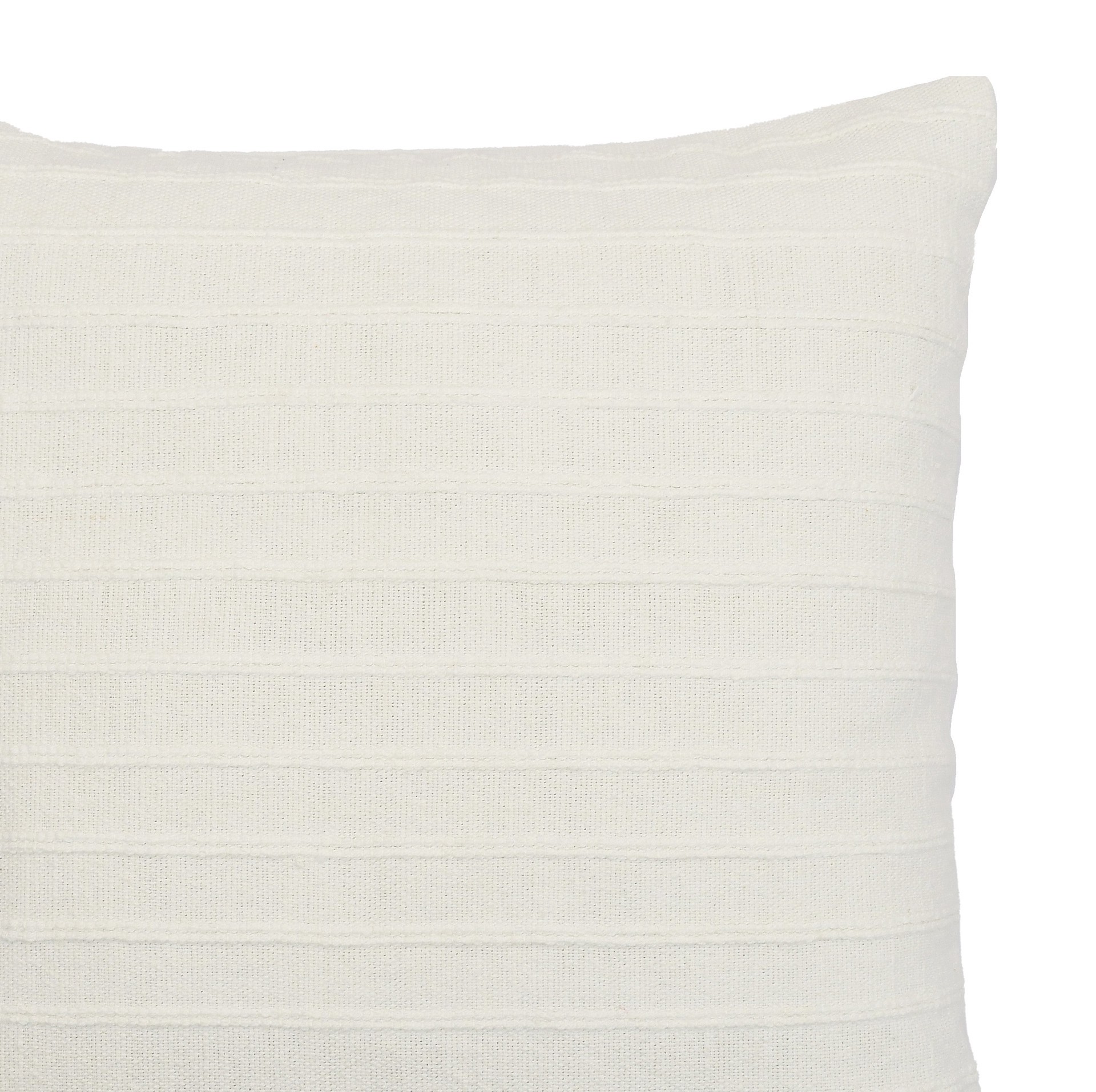 slide 4 of 5, allen + roth 20-in x 20-in Ivory Square Indoor Decorative Pillow, 1 ct