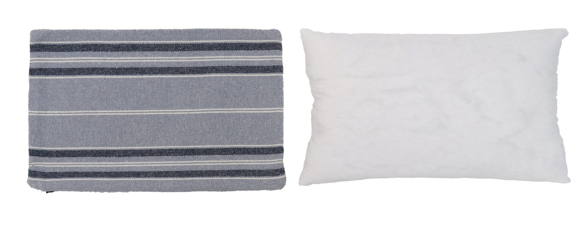 slide 6 of 6, allen + roth 12-in x 20-in navy Oblong Indoor Decorative Pillow, 1 ct