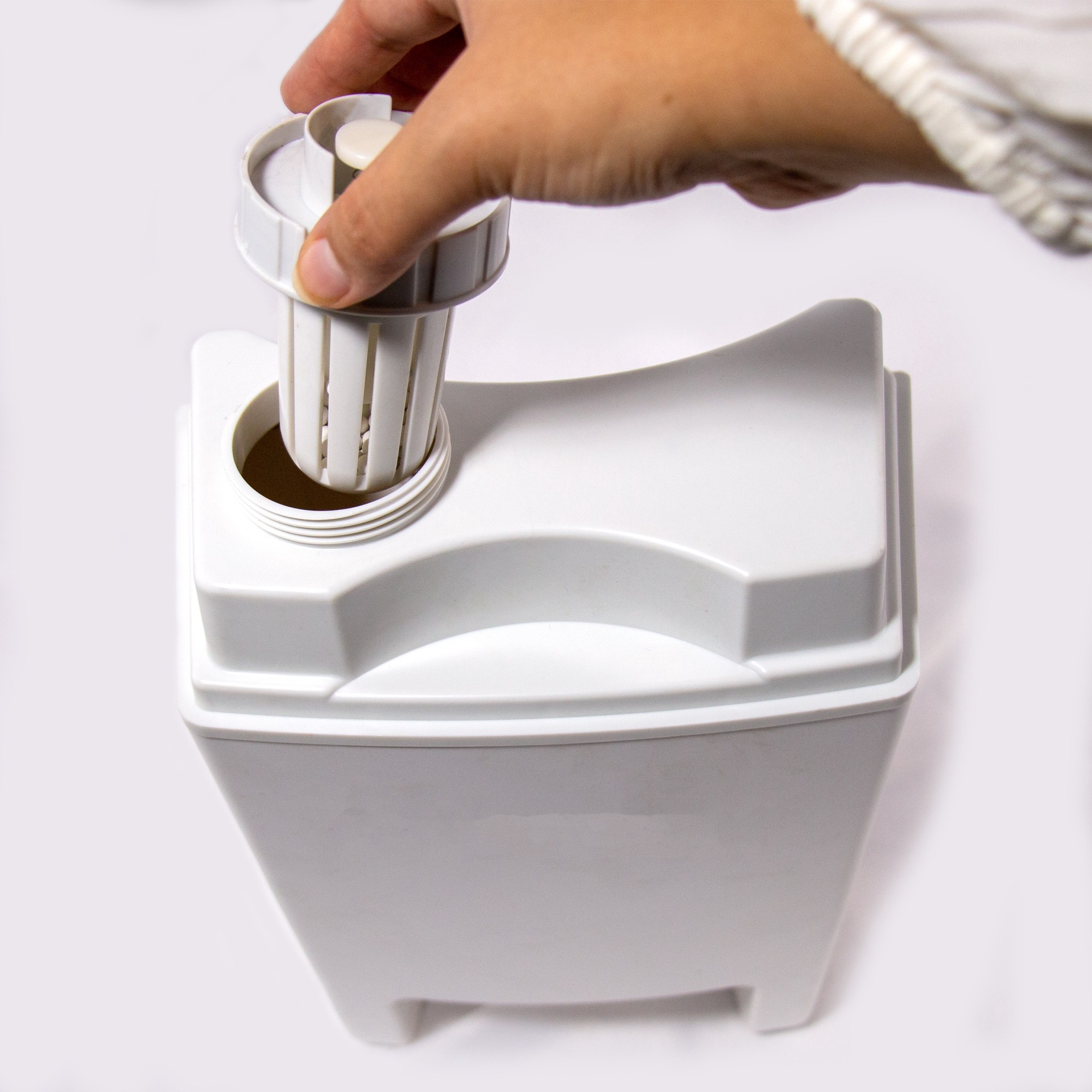 slide 4 of 6, AIRCARE Mini-Console Evaporative Large Room Console Humidifier - Off-white, 1 ct