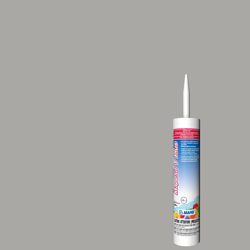 slide 1 of 6, MAPEI Mapesil T Plus 10.1-oz Silver #5027 Silicone Caulk, 1 ct