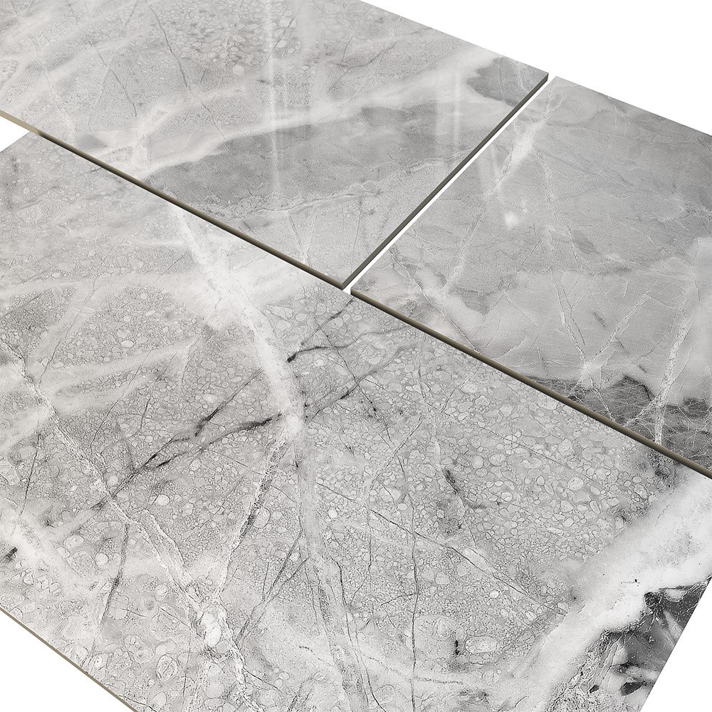 slide 4 of 6, Origin 21 White/Grey 12-in x 24-in Polished Porcelain Marble Look Floor and Wall Tile (1.937-sq. ft/ Piece), 1 ct