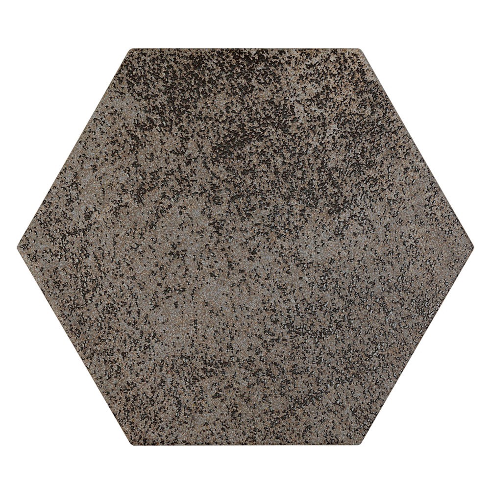 slide 5 of 6, allen + roth Metallic Hex 8-in x 9-in Matte Porcelain Hexagon Floor and Wall Tile ( 0.376-sq ft Piece ), 1 ct
