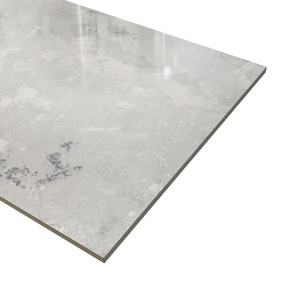 slide 3 of 6, Origin 21 Marina Grey 12-in x 24-in Polished Porcelain Marble Look Floor and Wall Tile (1.937-sq. ft/ Piece), 1 ct