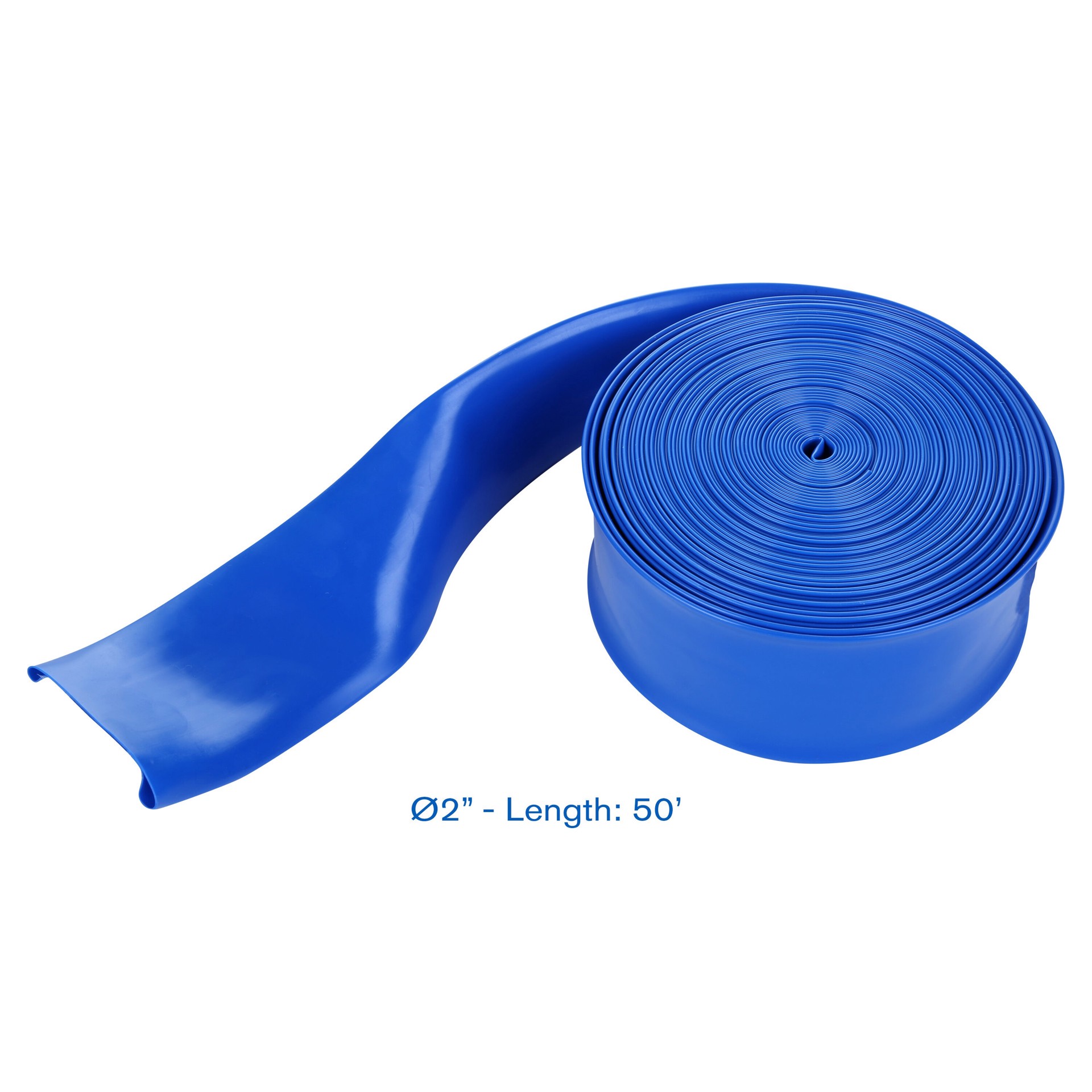 slide 3 of 4, ELODEA 2-in x 50-ft Polyethylene Backwash hose, 1 ct