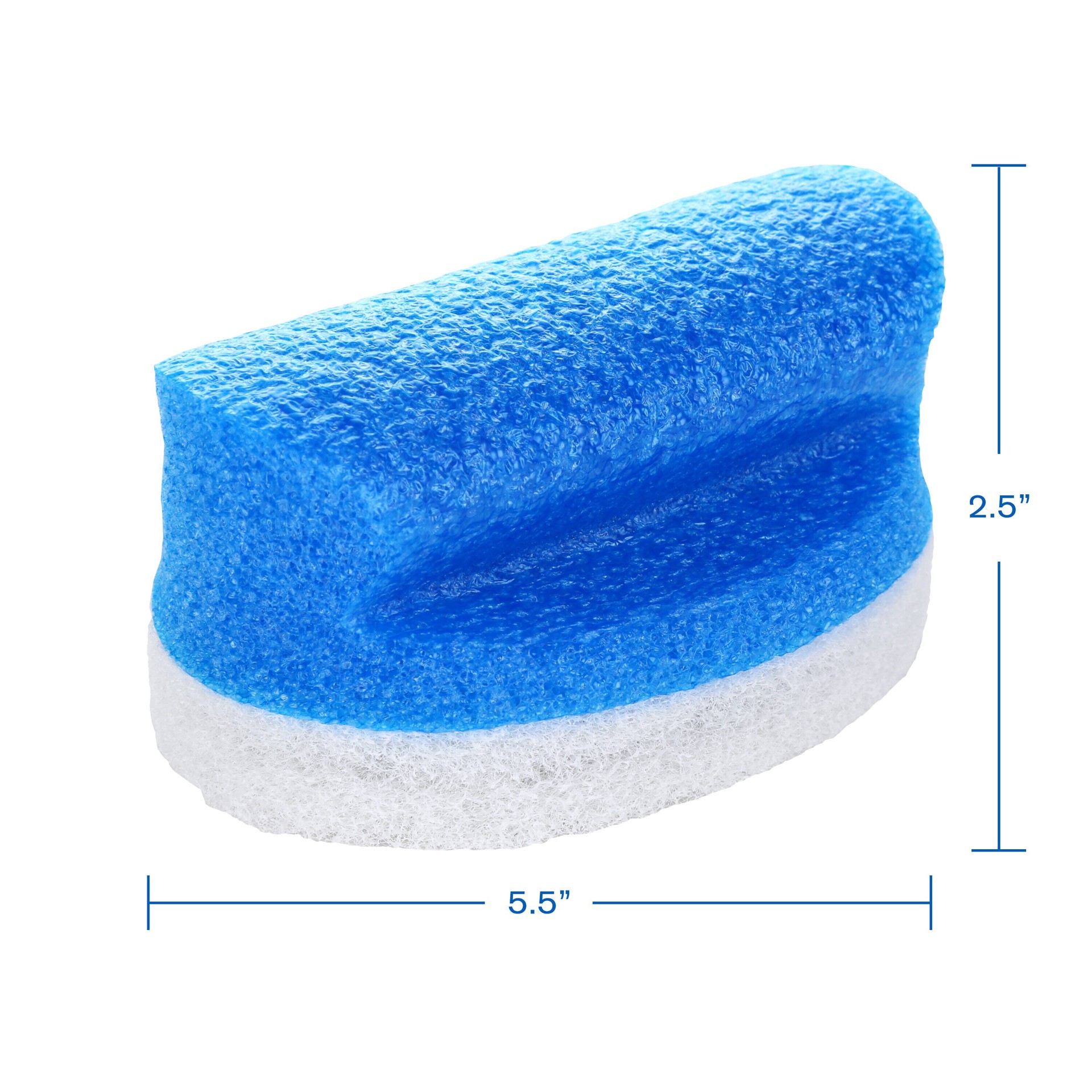 slide 2 of 4, ELODEA Classic 5.5-in Sponge Corner brush Pool Brush Safe for Vinyl Surfaces, 1 ct