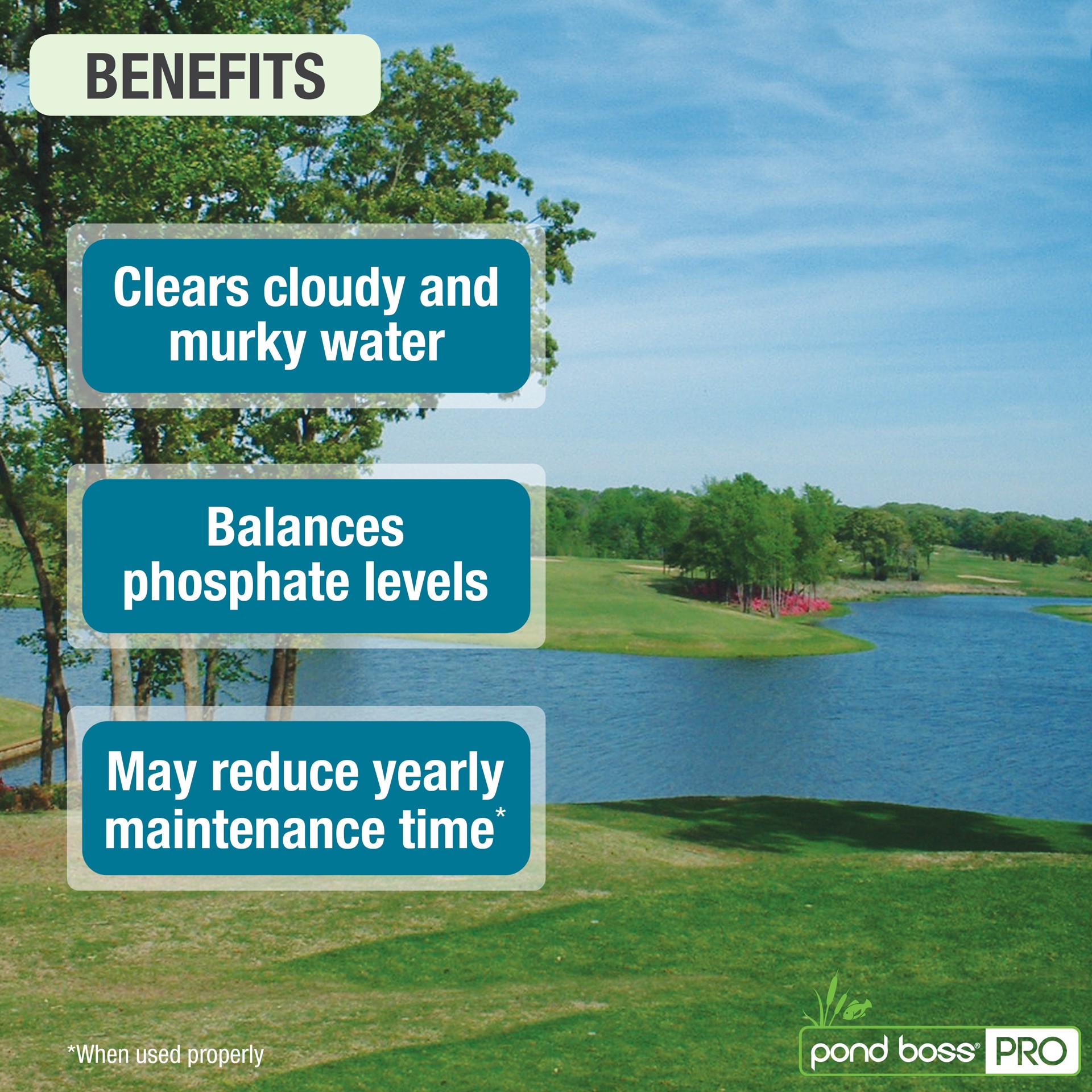 slide 2 of 6, pond boss Water Clarifier, 1 gallon Pond Liquid Water clarifier 1 Gallon(s), 1 ct