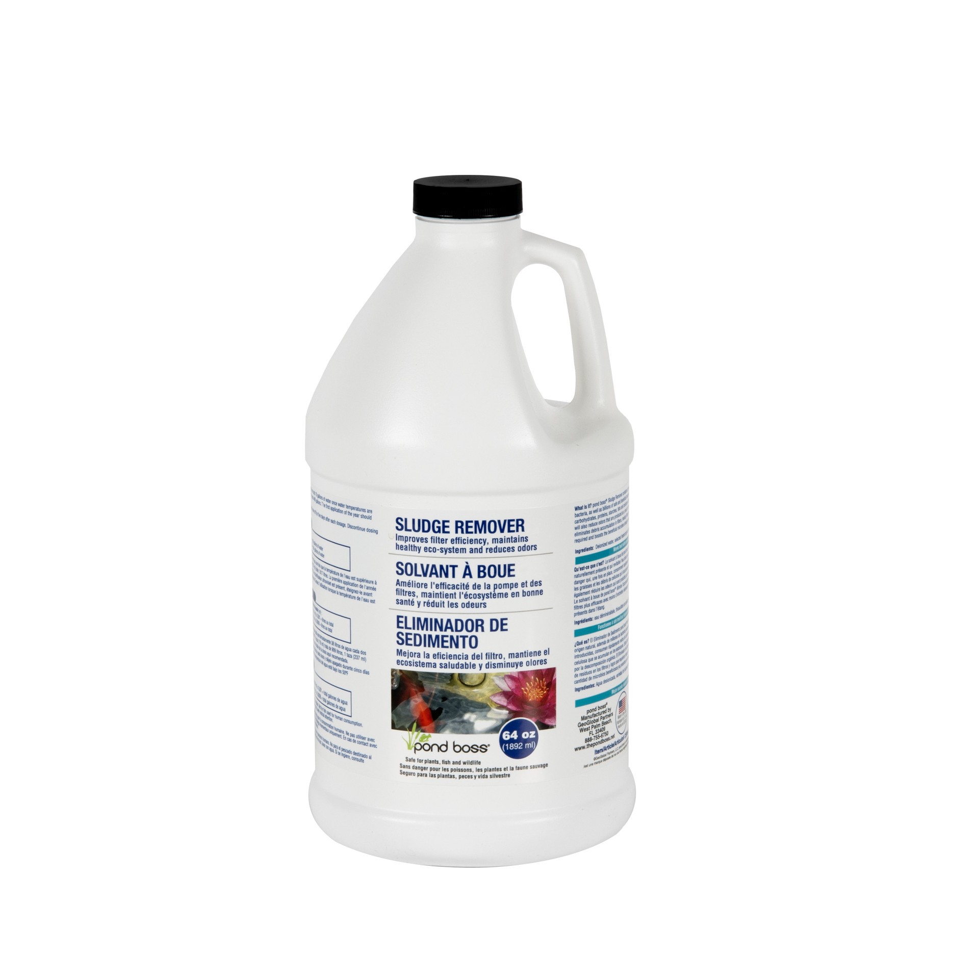 slide 1 of 6, pond boss Sludge Remover 64 oz Pond Liquid Sludge remover 64 Fluid ounce(s), 1 ct