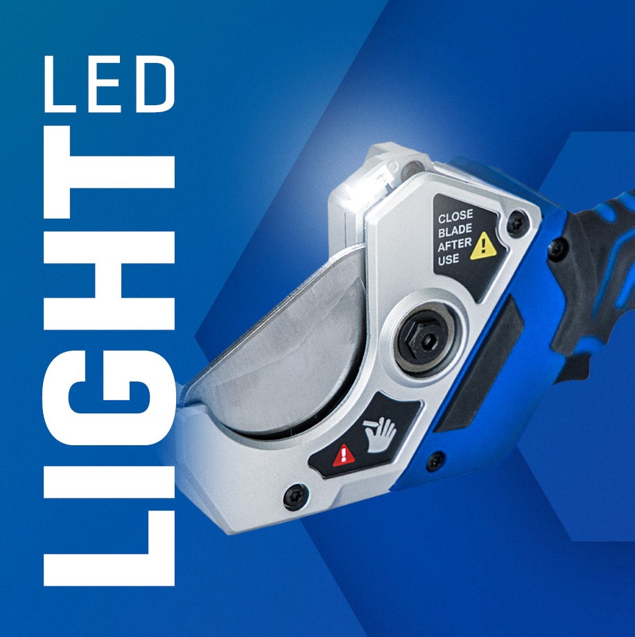 slide 4 of 6, Kobalt 24v 24-volt 2-3/8 Multipurpose PVC PEX cutter 2 Ah Cordless Battery Included , Charger Included, 1 ct