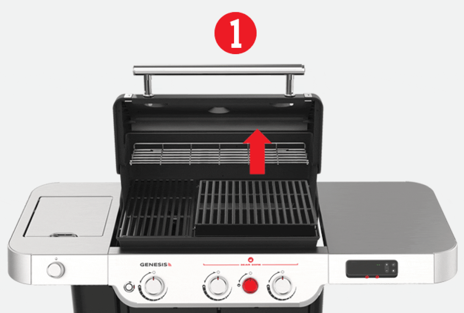 slide 2 of 6, Weber Crafted Spirit 300 20.38-in x 19-in 2 -Pack Rectangle Porcelain-coated cast iron Cooking grate, 1 ct