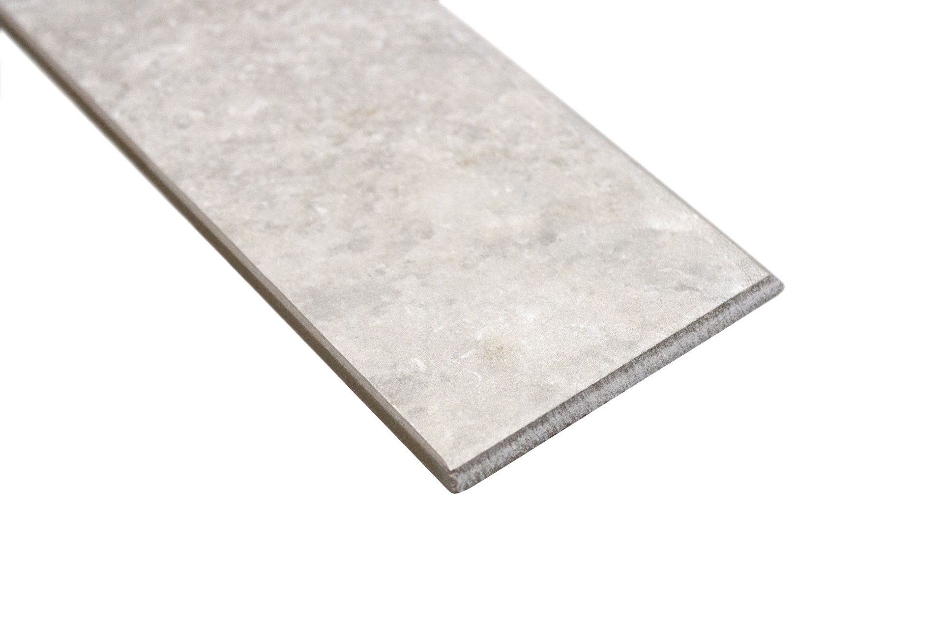 slide 3 of 6, allen + roth Danish Limestone Gray 3-in x 12-in Matte Porcelain Floor and Wall Tile ( 0.22-sq ft Piece ), 1 ct