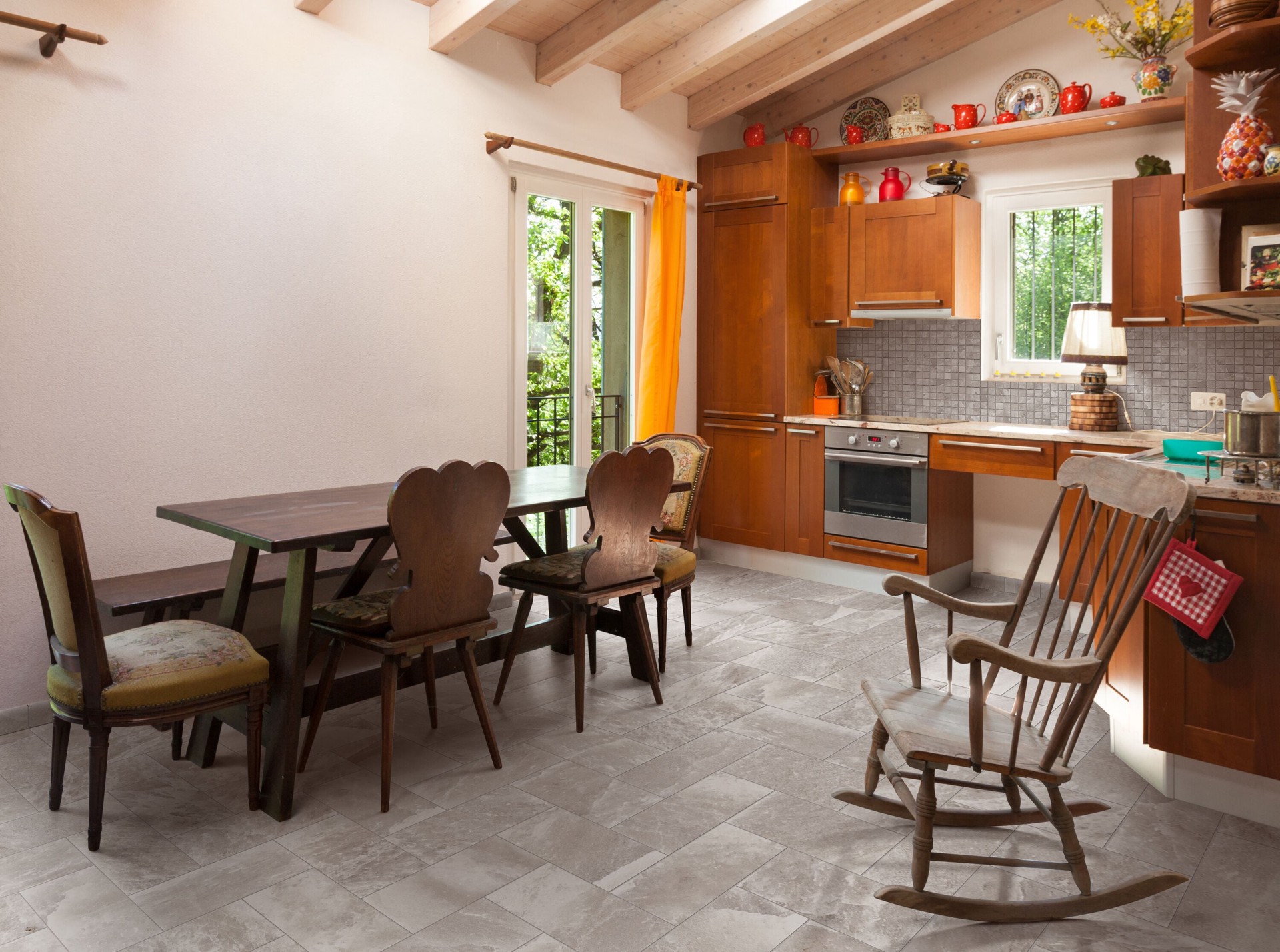 slide 6 of 6, allen + roth Danish Limestone Gray 3-in x 12-in Matte Porcelain Floor and Wall Tile ( 0.22-sq ft Piece ), 1 ct