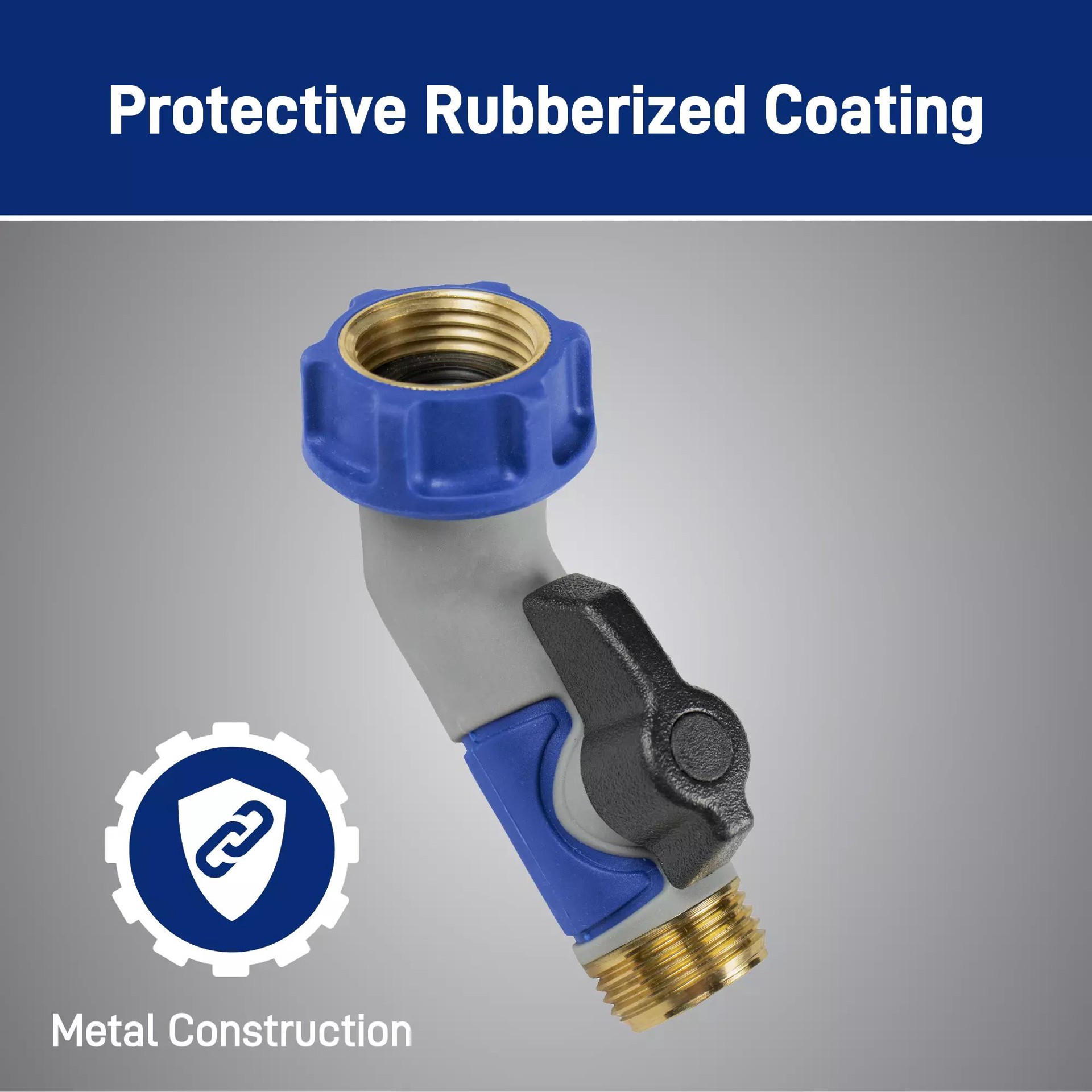 slide 4 of 6, Orbit Brass 1-Way Restricted-Flow Water Shut-Off, 1 ct