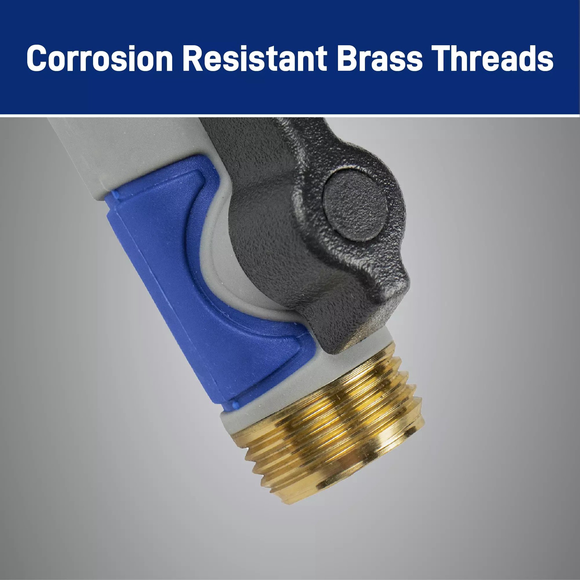 slide 5 of 6, Orbit Brass 1-Way Restricted-Flow Water Shut-Off, 1 ct