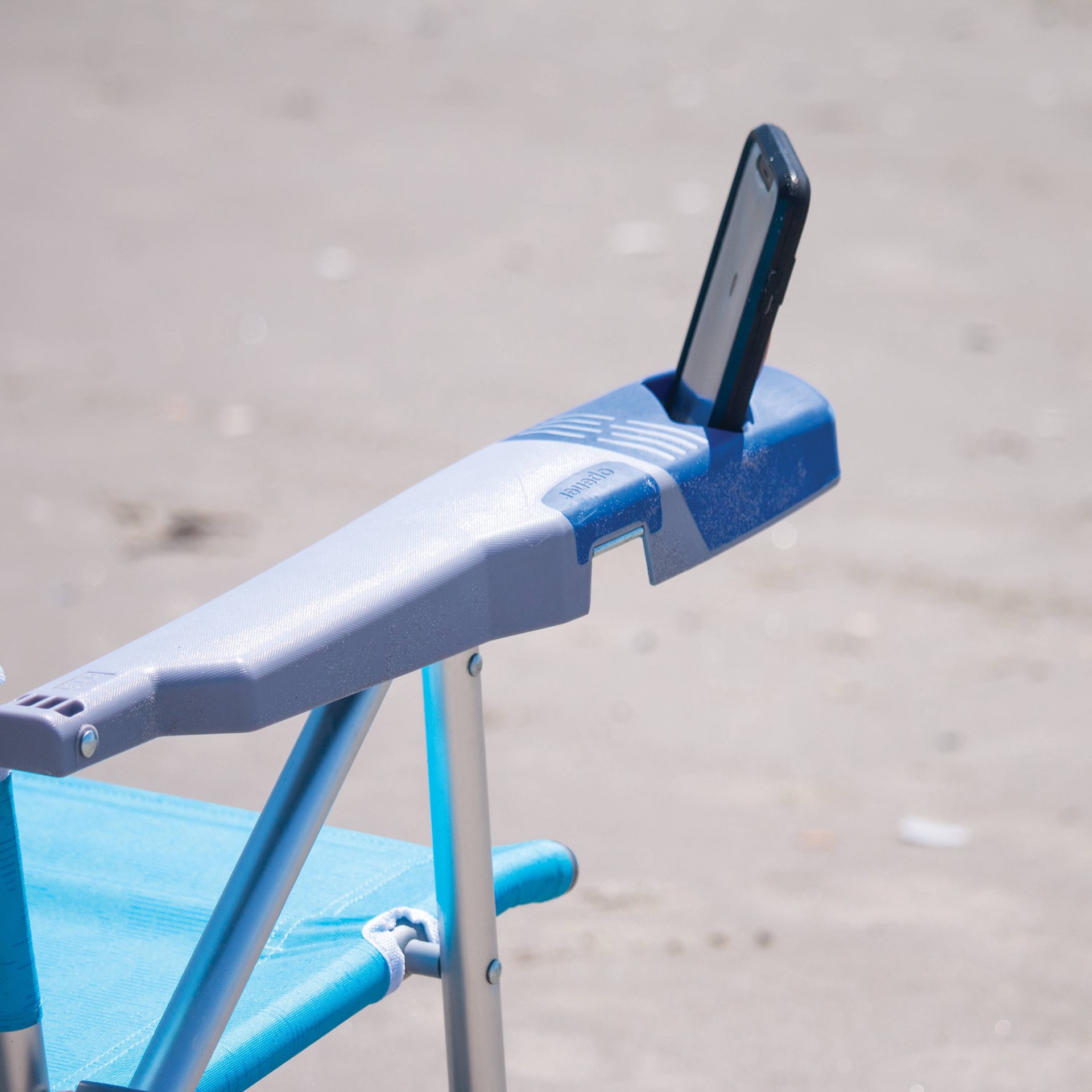 slide 6 of 6, Tommy Bahama Polyester High Folding Beach chair Adjustable and Carrying Strap/Handle Included, 1 ct