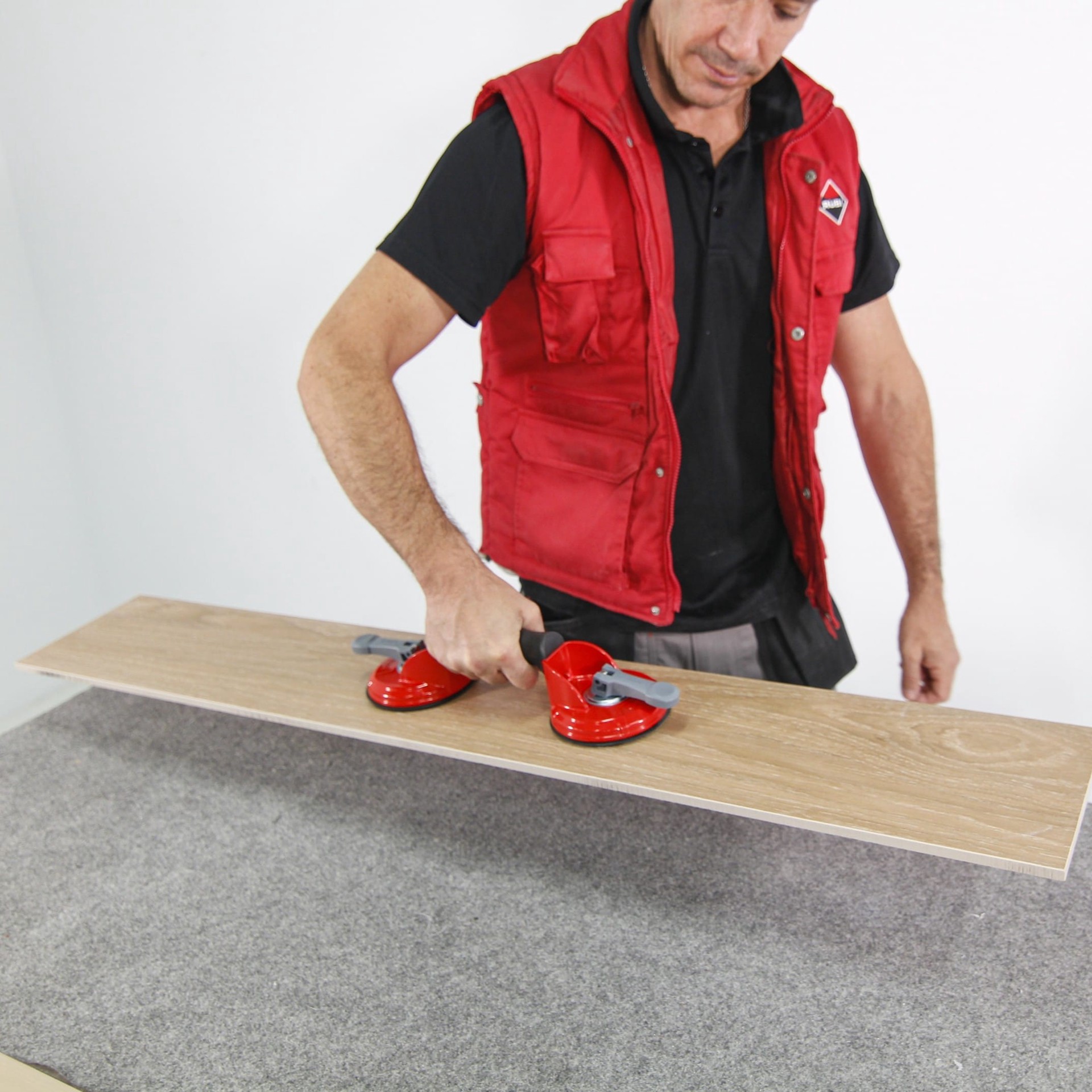 slide 5 of 6, RUBI 121.0-lb 5.039-in Dia Plastic Tile Suction Cup, 1 ct