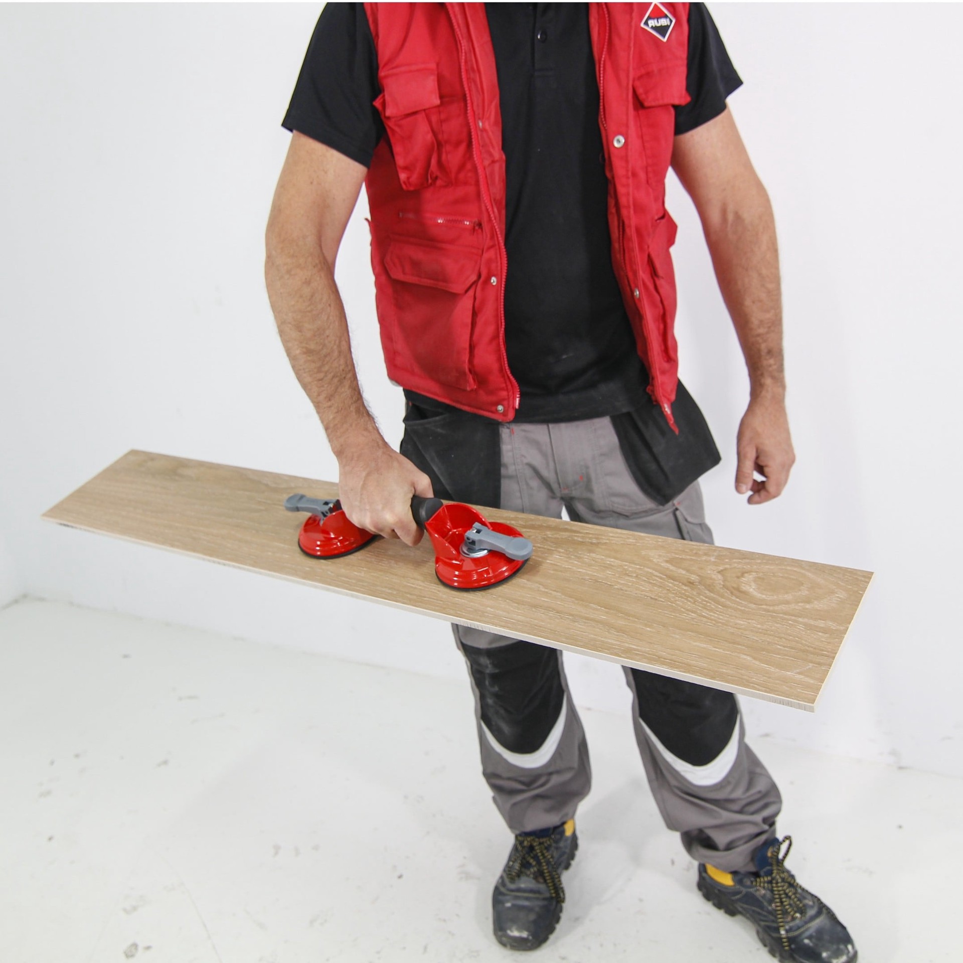 slide 6 of 6, RUBI 121.0-lb 5.039-in Dia Plastic Tile Suction Cup, 1 ct