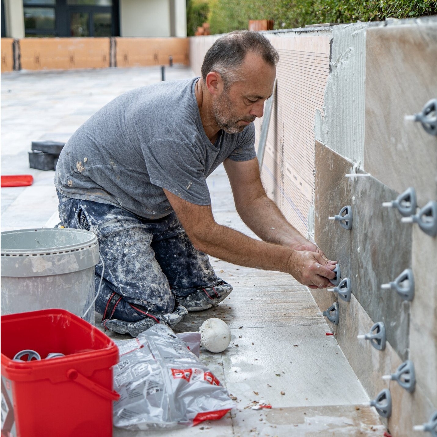 slide 4 of 6, RUBI 1/8-in Plastic Tile spacing kit Tile Spacer and Leveling System 400 -Pack, 1 ct