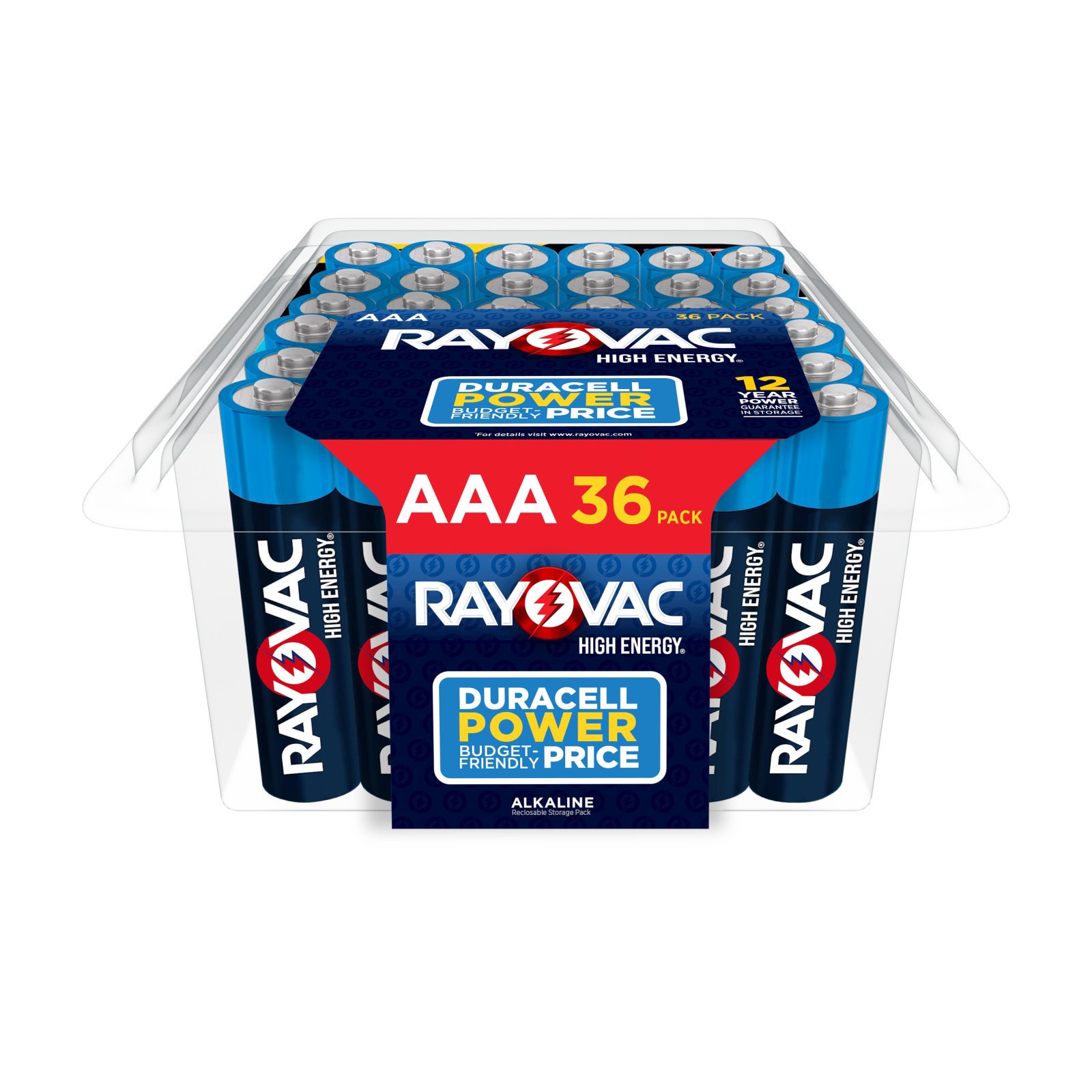 slide 1 of 6, Rayovac High Energy Alkaline AAA Batteries ( 36 -Pack), 1 ct