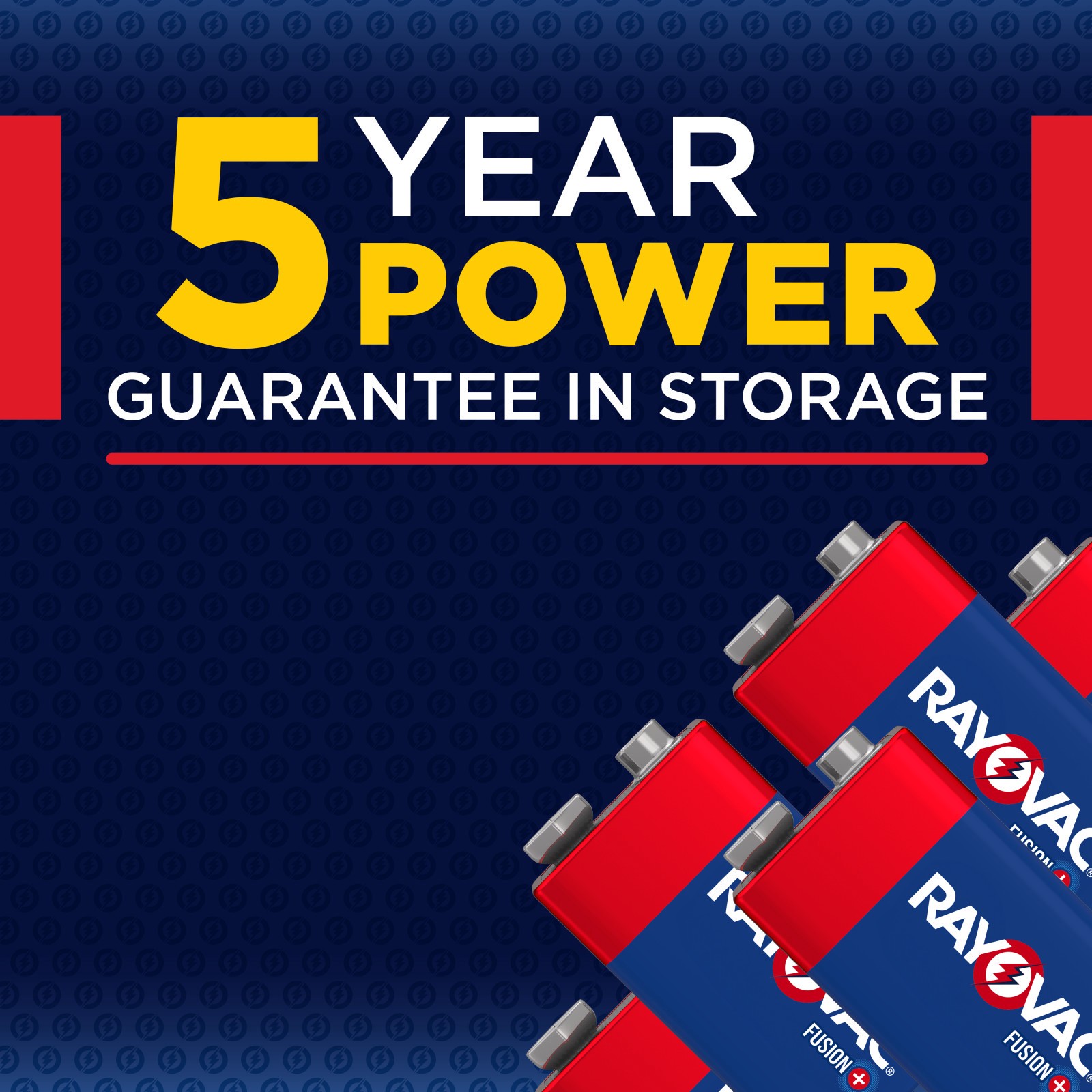 slide 2 of 5, Rayovac Fusion Alkaline 9-Volt Batteries 2 -Pack, 1 ct