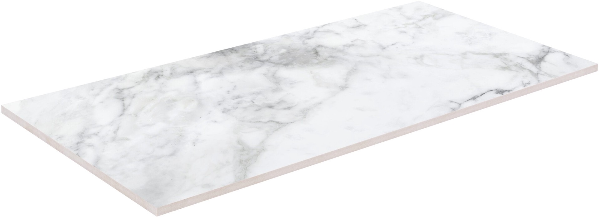 slide 3 of 6, Origin 21 Arabescato Lumino 12-in x 24-in Matte Porcelain Floor and Wall Tile ( 1.93-sq ft Piece ), 1 ct