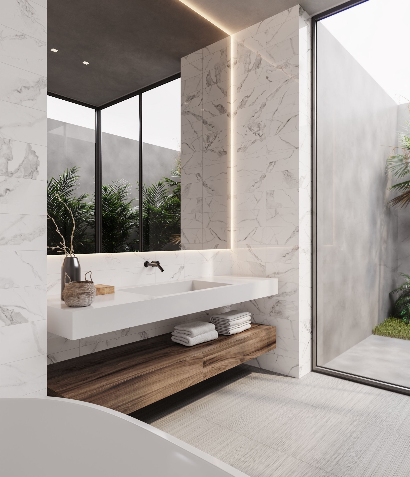 slide 2 of 6, Satori Regent Statuario 6-in x 12-in Polished Porcelain Floor and Wall Tile ( 0.47-sq ft Piece ), 1 ct