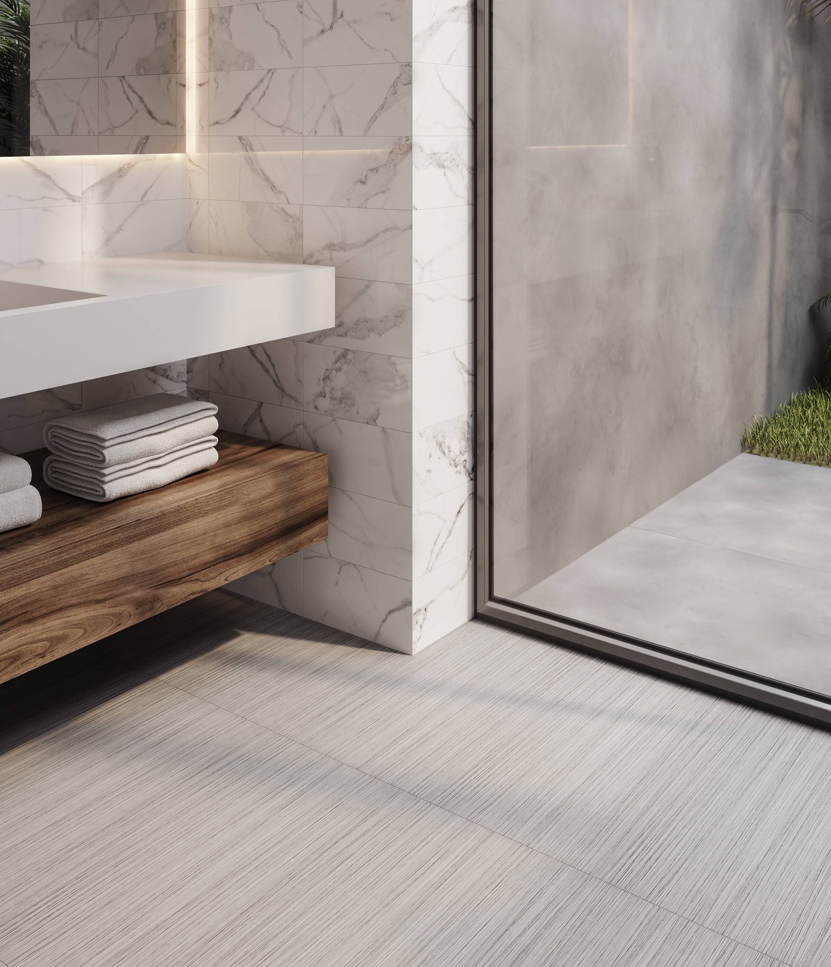 slide 3 of 6, Satori Regent Statuario 6-in x 12-in Polished Porcelain Floor and Wall Tile ( 0.47-sq ft Piece ), 1 ct
