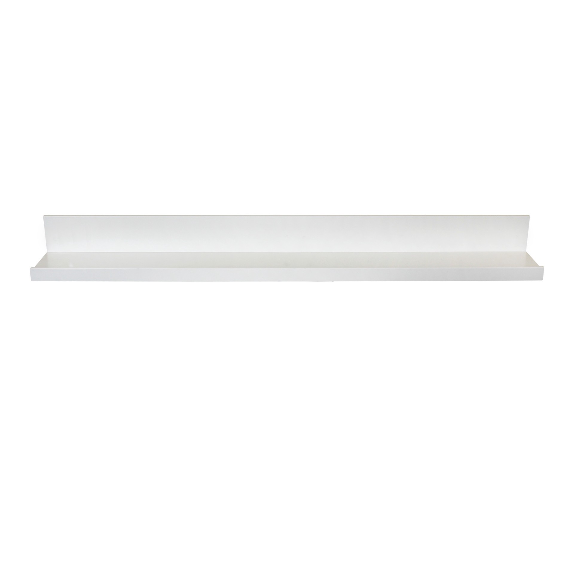 slide 1 of 6, allen + roth 30-in L x 4.5-in D x 3.5-in H White MDF Rectangular Floating shelf, 1 ct