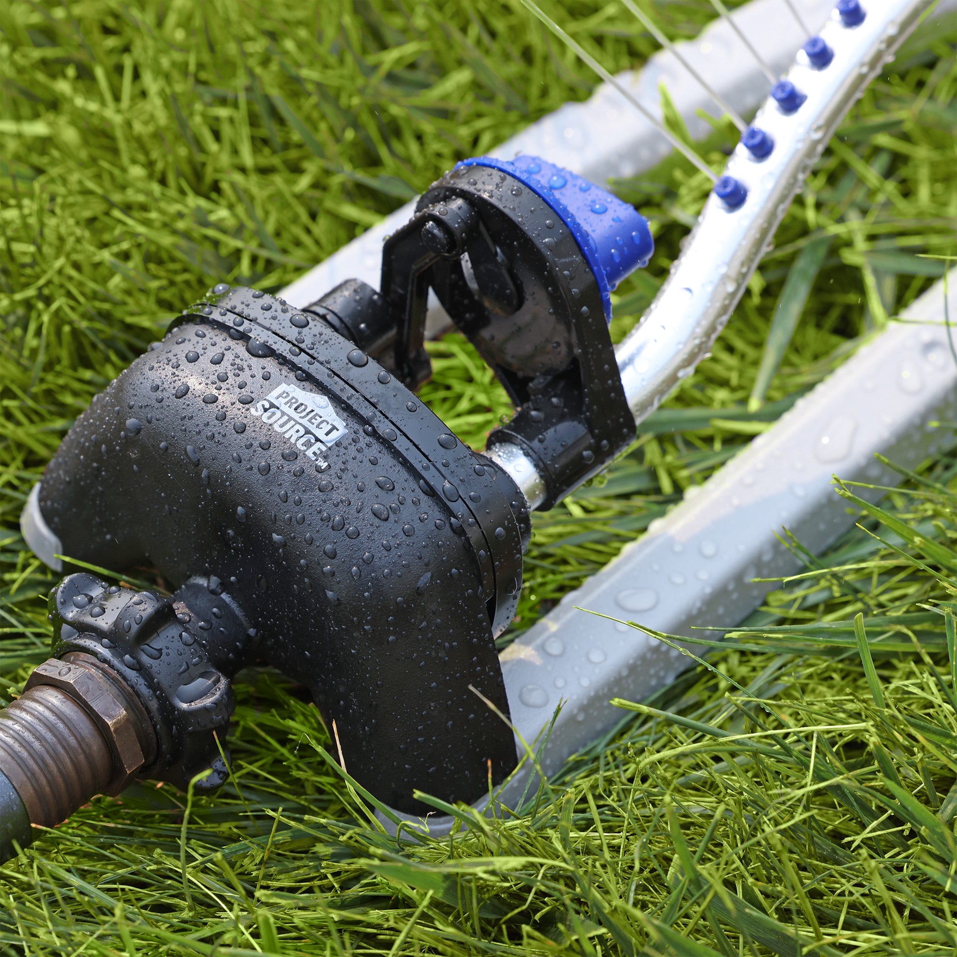 slide 6 of 6, Project Source 3000-sq ft Oscillating Sled Lawn Sprinkler, 1 ct