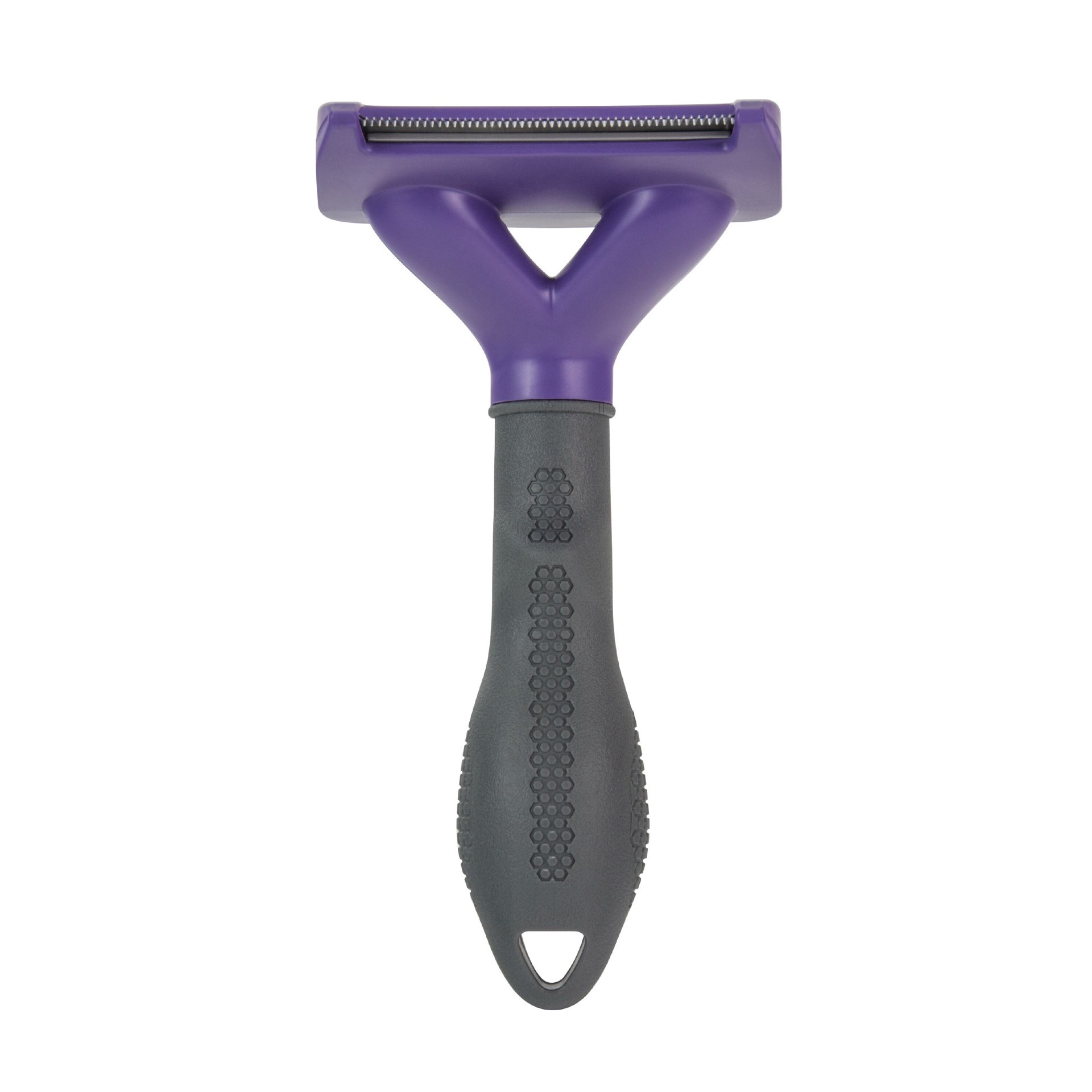 slide 3 of 6, Furminator Cat Grooming loop ( Purple ), 1 ct