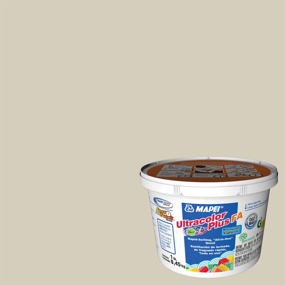 slide 1 of 6, MAPEI Ultracolor Plus FA Biscuit #5014 All-in-one Grout (1-lb), 1 ct