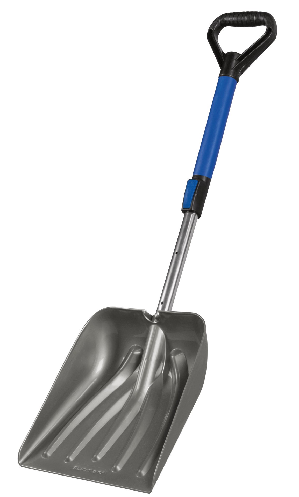 slide 1 of 5, Suncast 11-in Plastic Snow Shovel with 38.25-in Aluminum Handle, 1 ct