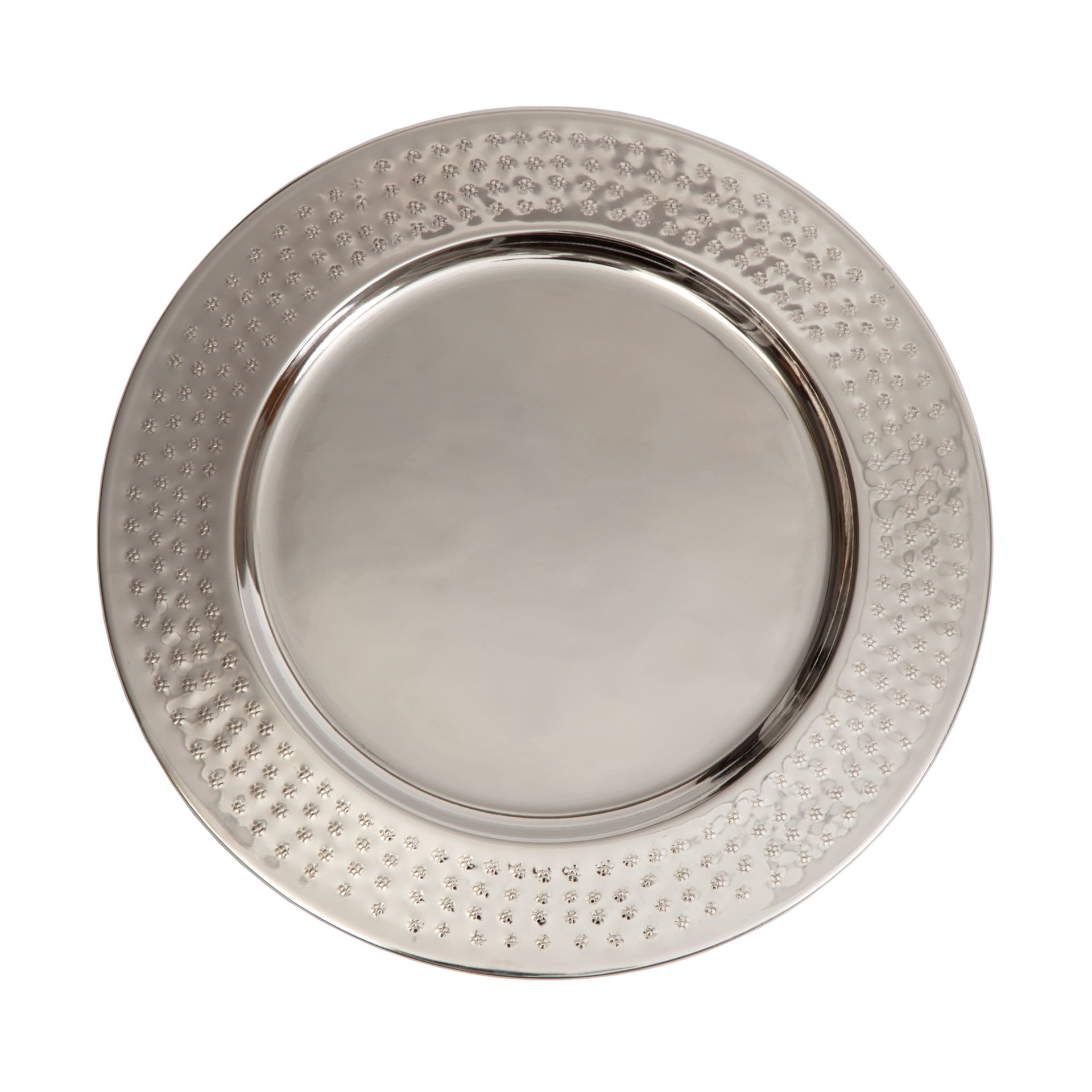 slide 1 of 6, allen + roth Gold Iron Glam Decorative plate, 1 ct