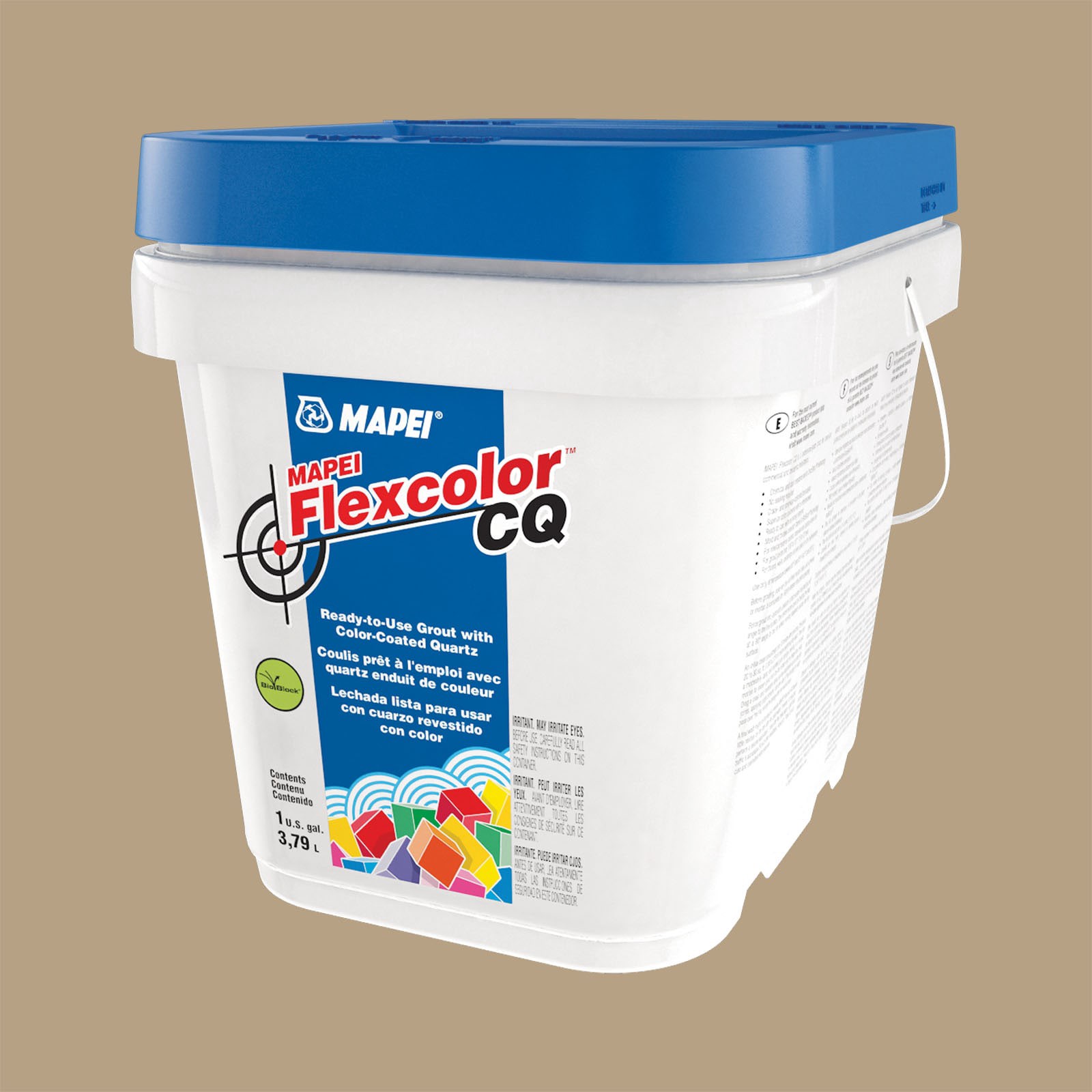 slide 1 of 6, MAPEI Flexcolor CQ Pale Umber #5044 Sanded Acrylic Premix Grout (1-Gallon), 1 ct