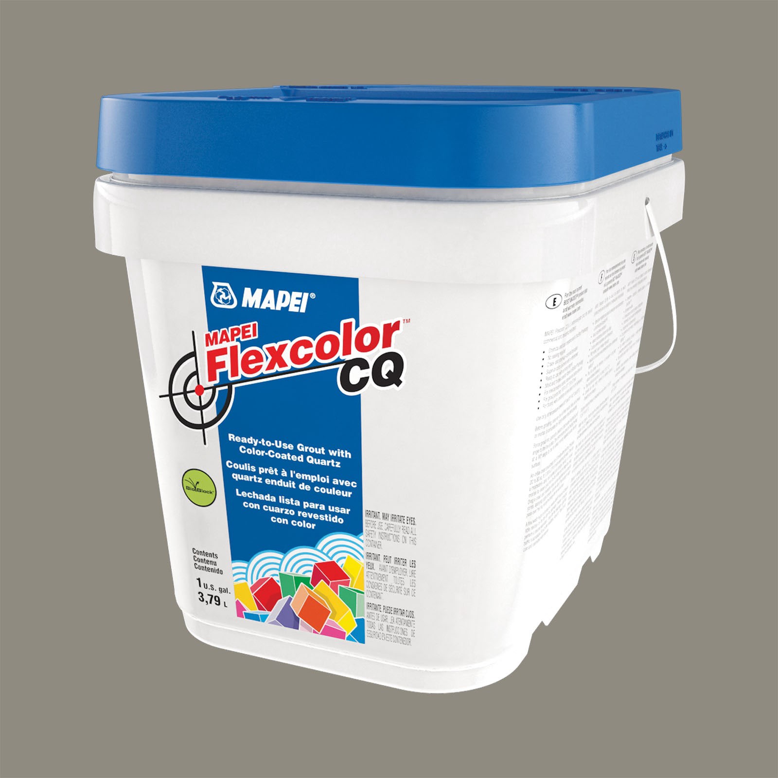 slide 1 of 6, MAPEI Flexcolor CQ Pewter #5002 Sanded Acrylic Premix Grout (1-Gallon), 1 ct