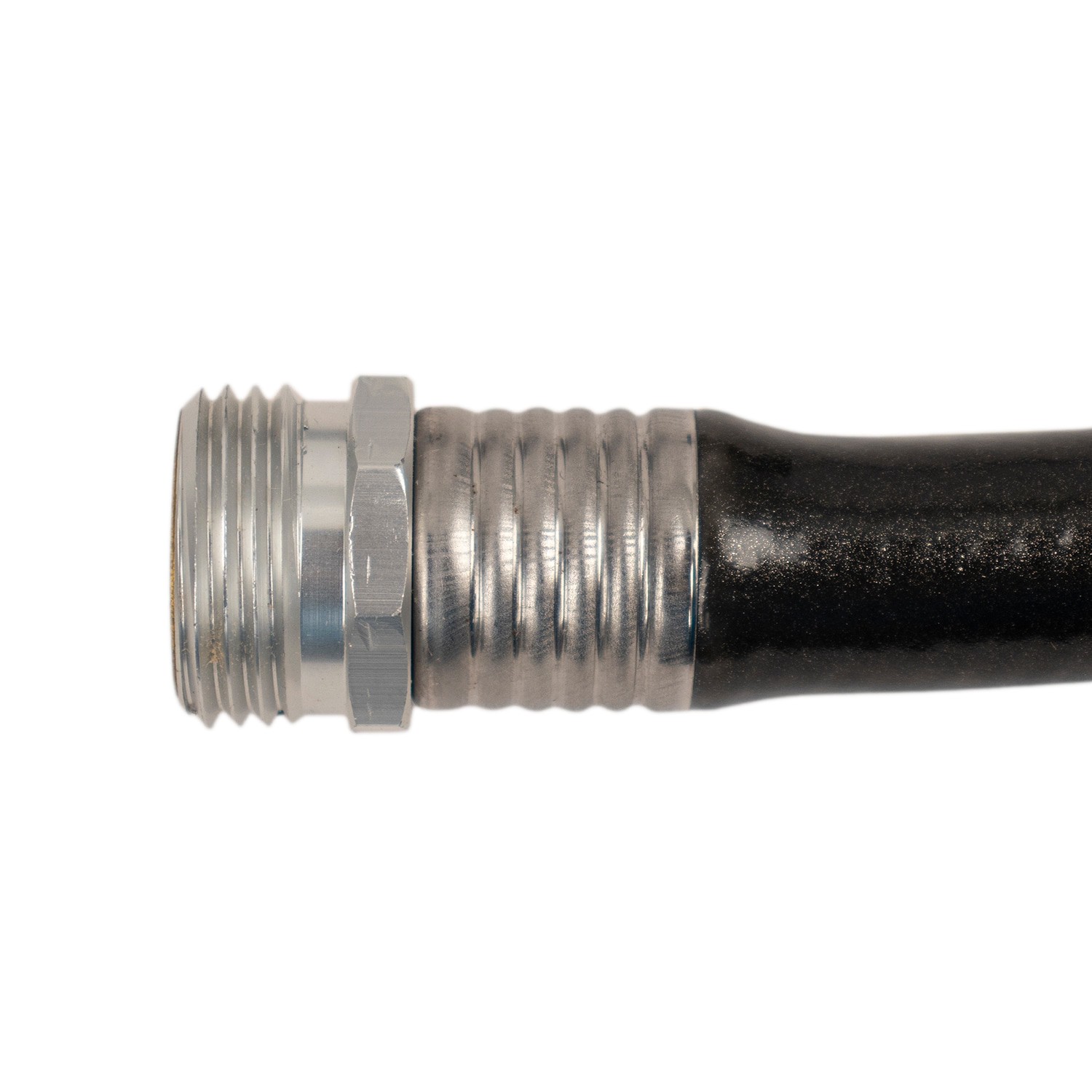 slide 4 of 6, NeverKink Teknor Apex 5/8-in x 25-ft Heavy -Duty Kink Free Vinyl Gray Coiled Hose, 1 ct