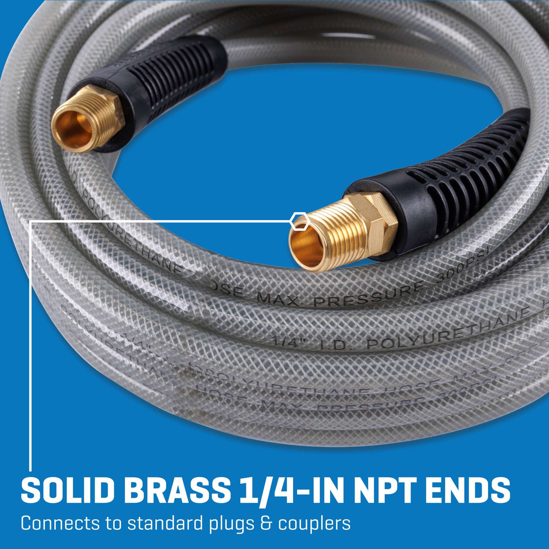 slide 6 of 6, Kobalt Polyurethane 1/4-in X 25-Ft, 1 ct