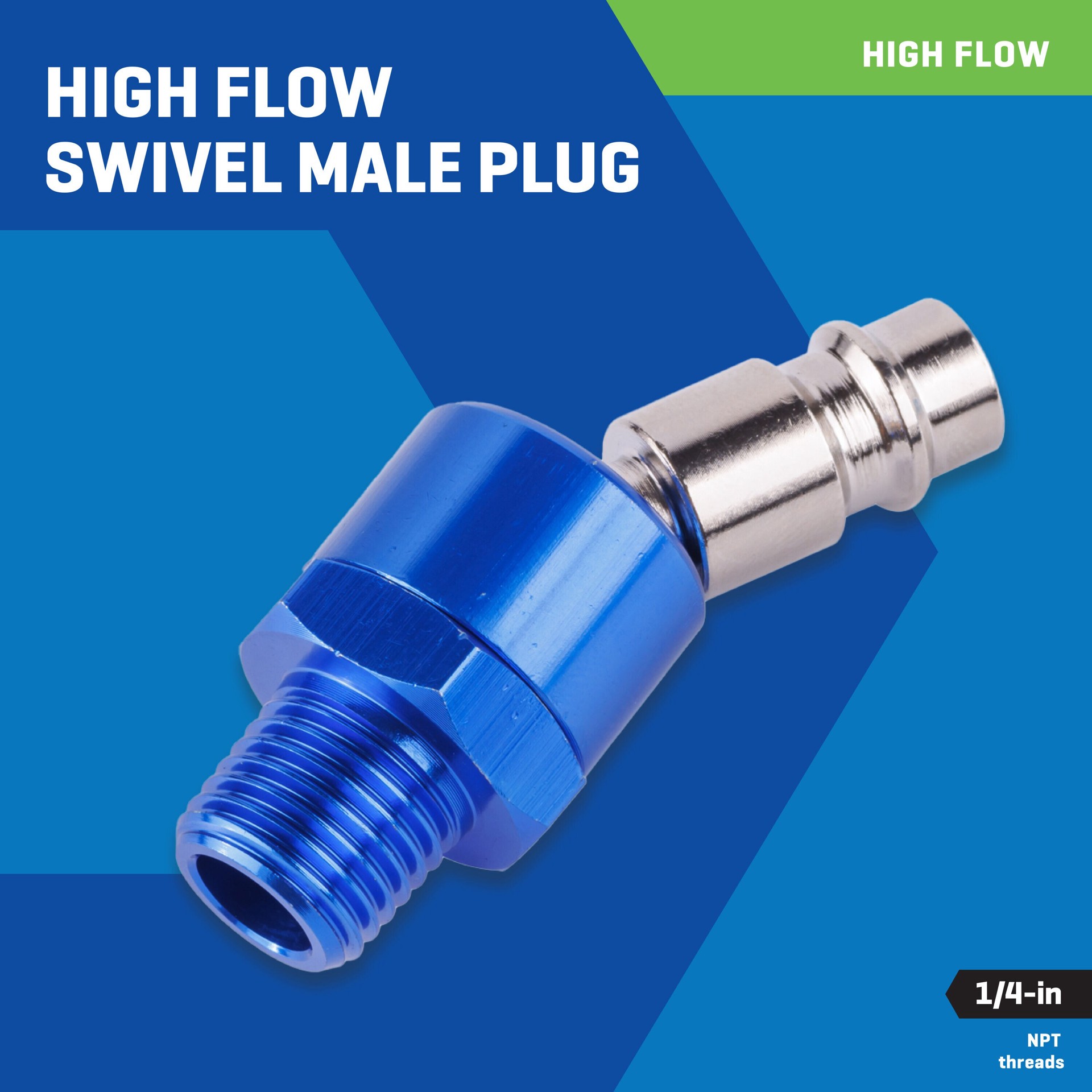 slide 2 of 6, Kobalt High Flow Swivel Plug, 1 ct