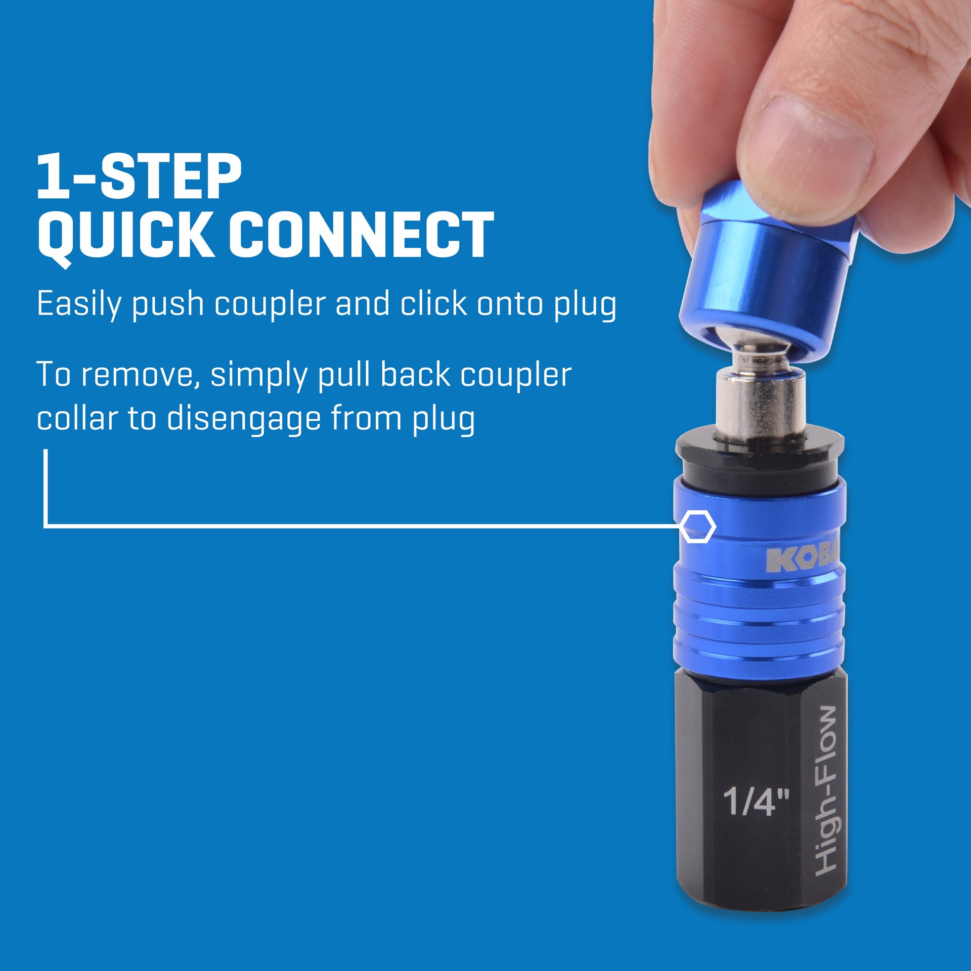 slide 6 of 6, Kobalt High Flow Swivel Plug, 1 ct