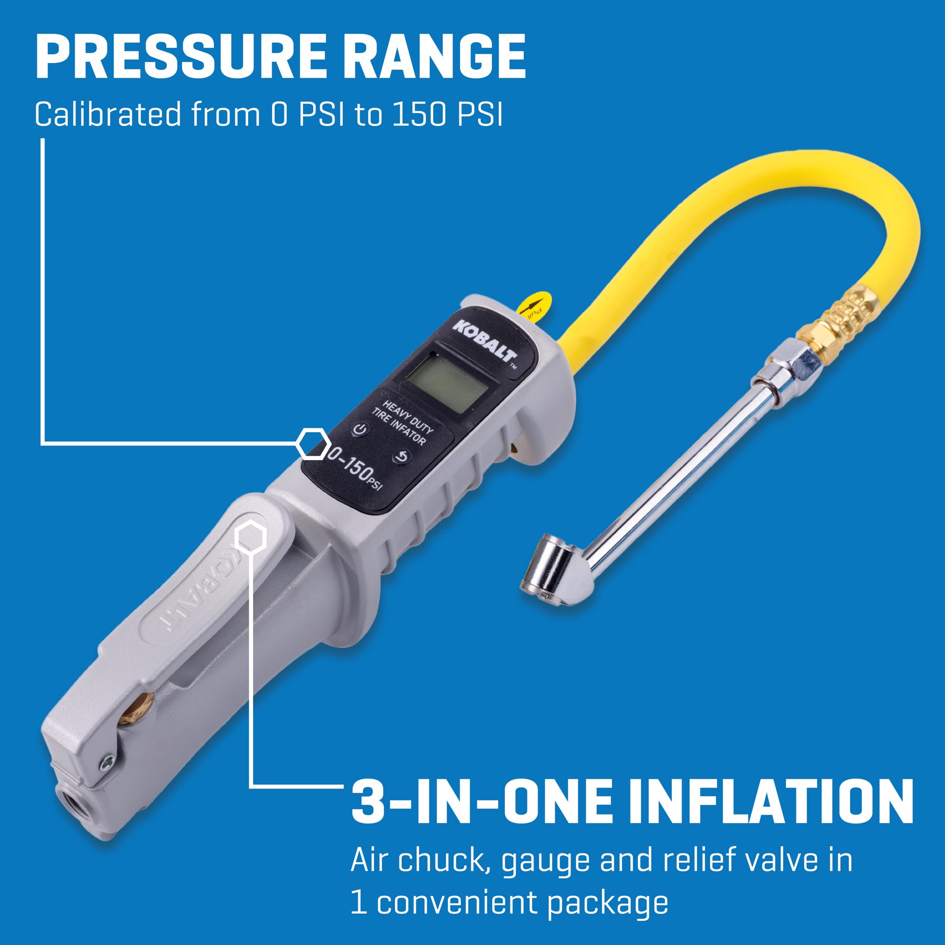 slide 3 of 6, Kobalt Digital Inflater, 1 ct