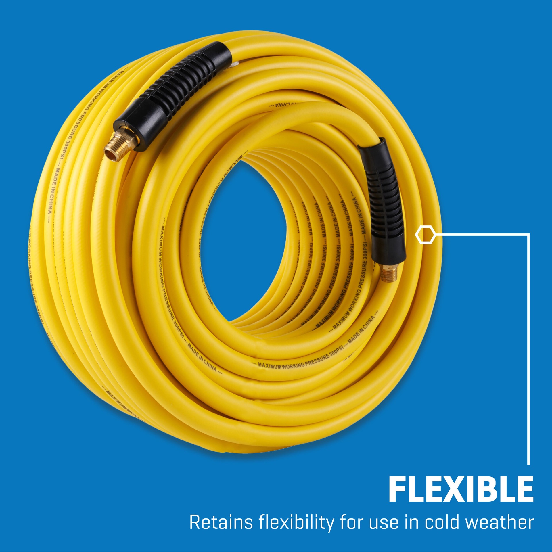 slide 5 of 6, Kobalt Poly Hybrid 3/8-in X 100-Ft, 1 ct