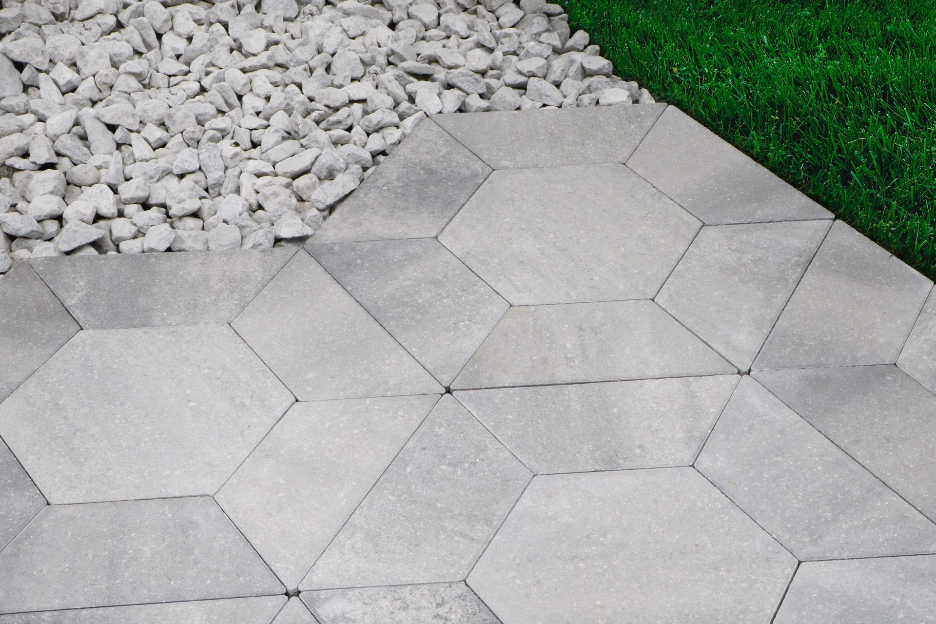 slide 4 of 6, Oldcastle 12-in L x 5-in W x 2-in H Trapezoid Scandina Concrete Patio stone, 1 ct