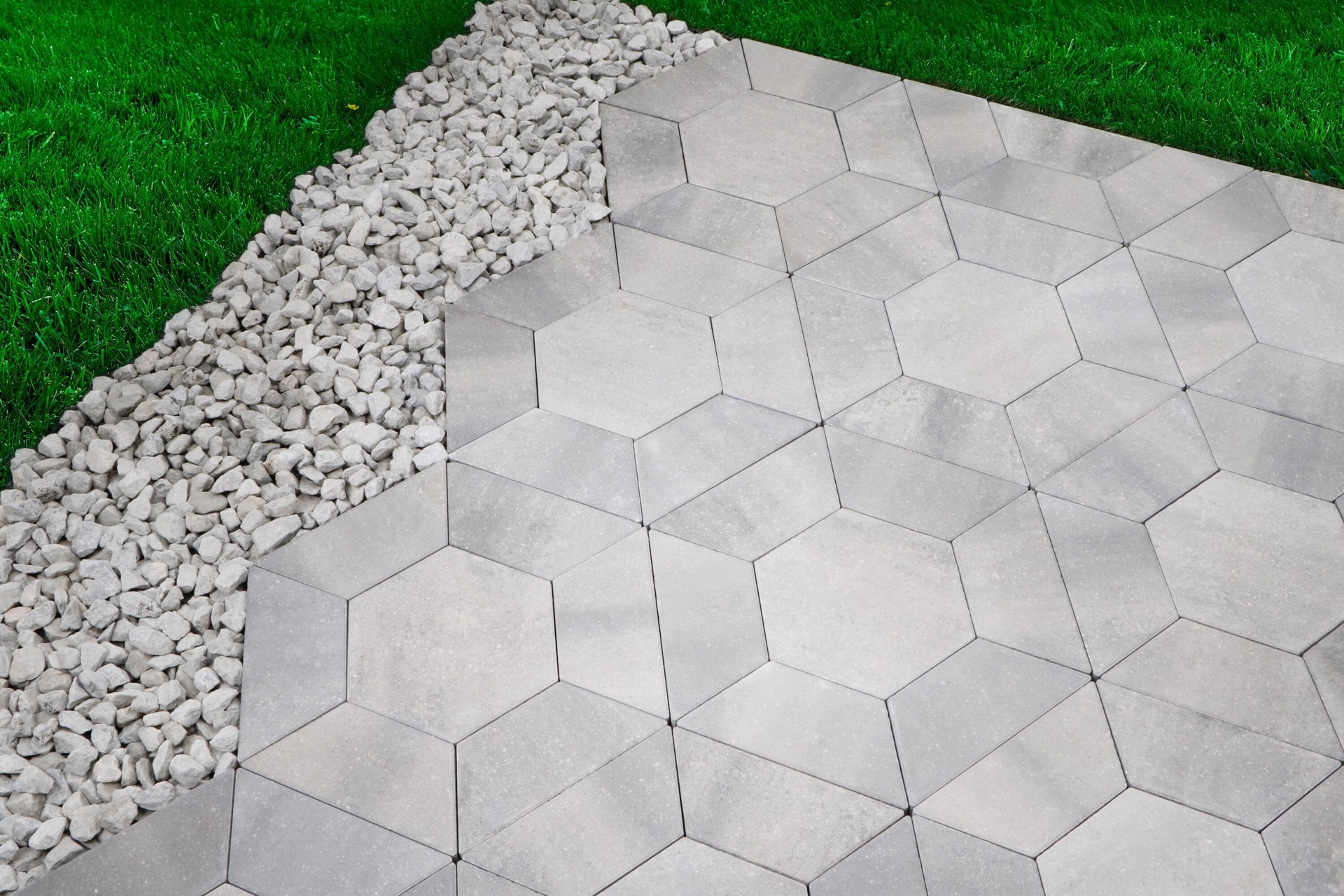 slide 6 of 6, Oldcastle 12-in L x 5-in W x 2-in H Trapezoid Scandina Concrete Patio stone, 1 ct