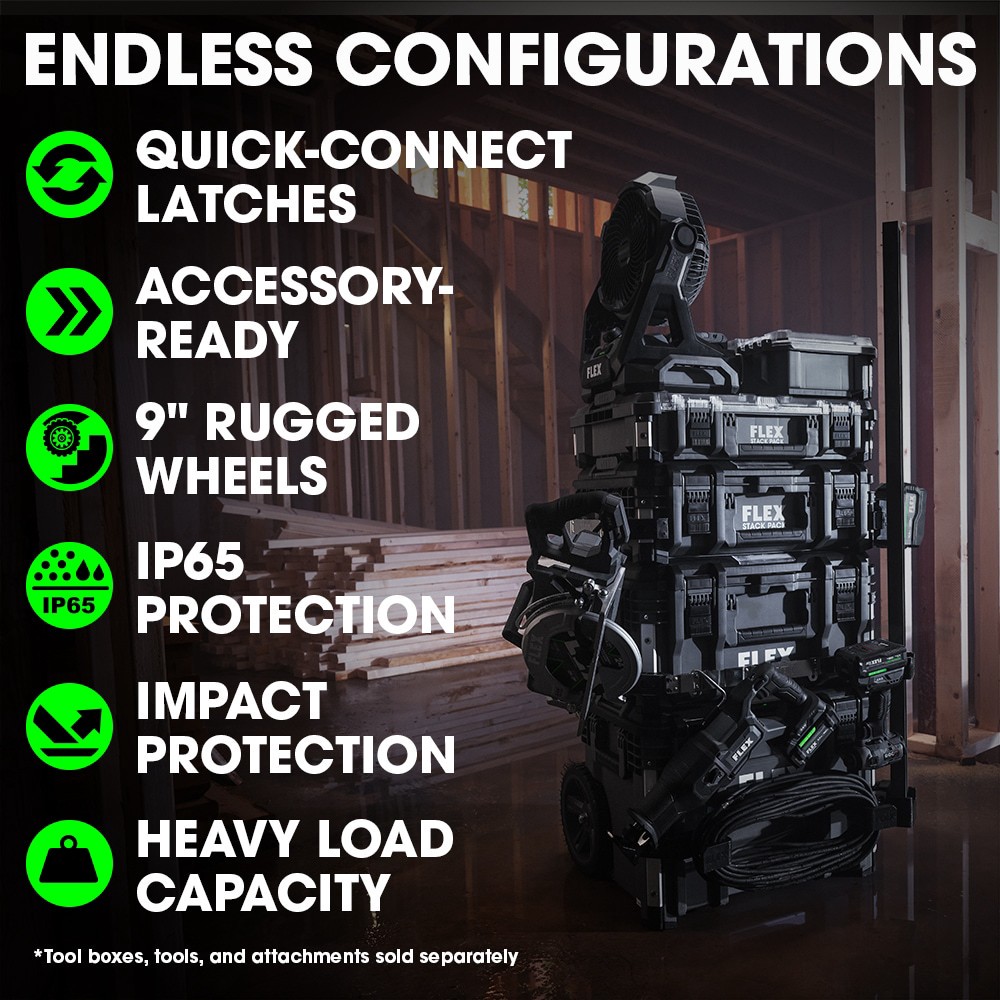 slide 4 of 6, FLEX STACK PACK Polypropylene Cord wrapper (1) 2-Piece FLEX Stack Pack cord wrapper and installation accessories, 1 ct
