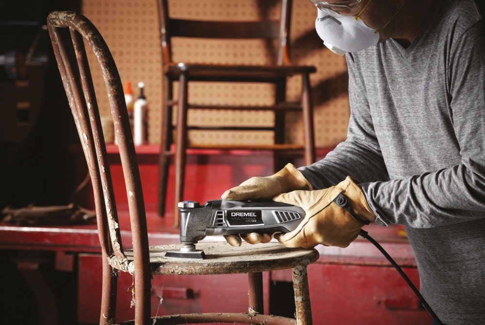 slide 5 of 6, Dremel Corded 3.5-Amp Variable Speed 17-Piece Oscillating Multi-Tool Kit with Soft Case, 1 ct