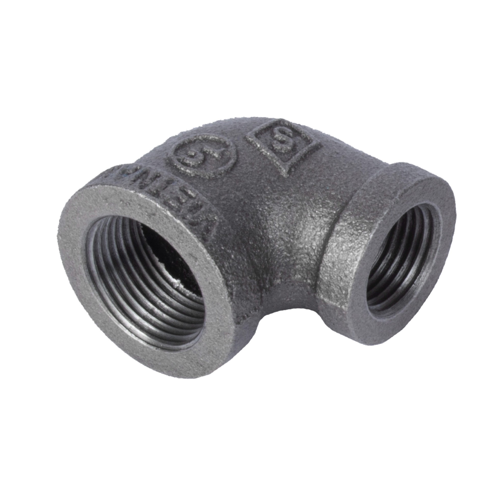 slide 5 of 6, RELIABILT 3/4-in x 1/2-in 90-Degree Black Reducing Elbow, 1 ct