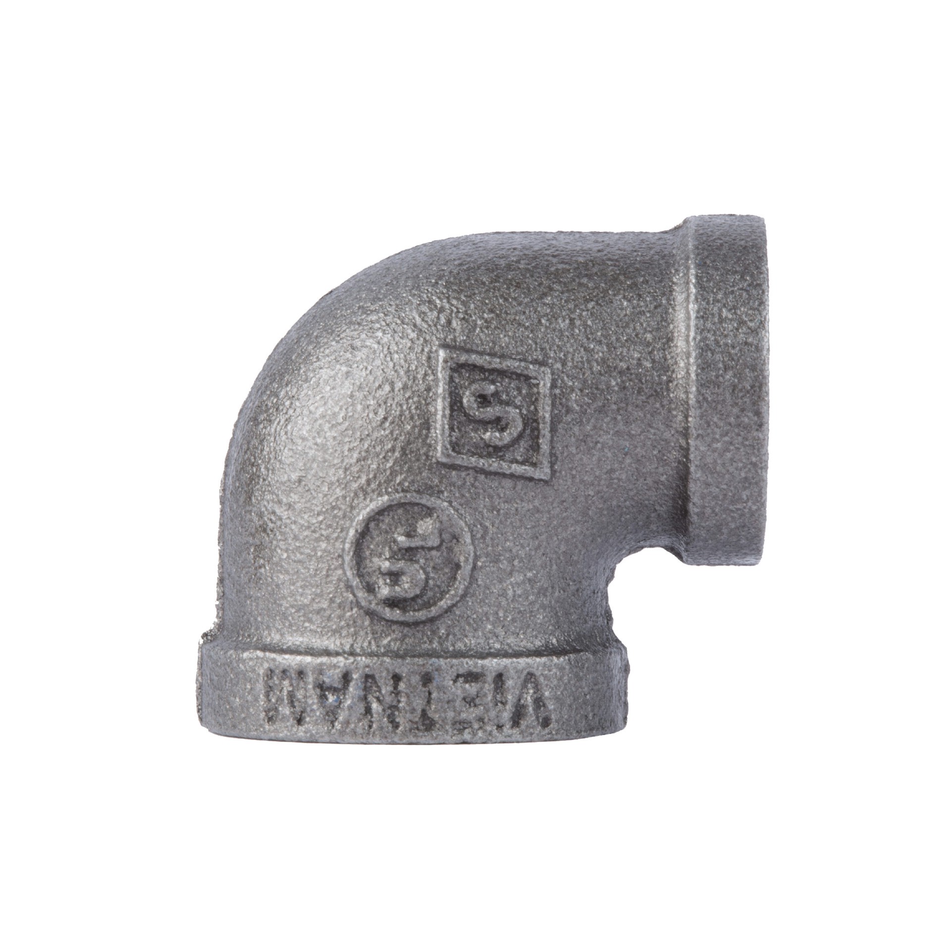 slide 1 of 6, RELIABILT 3/4-in x 1/2-in 90-Degree Black Reducing Elbow, 1 ct