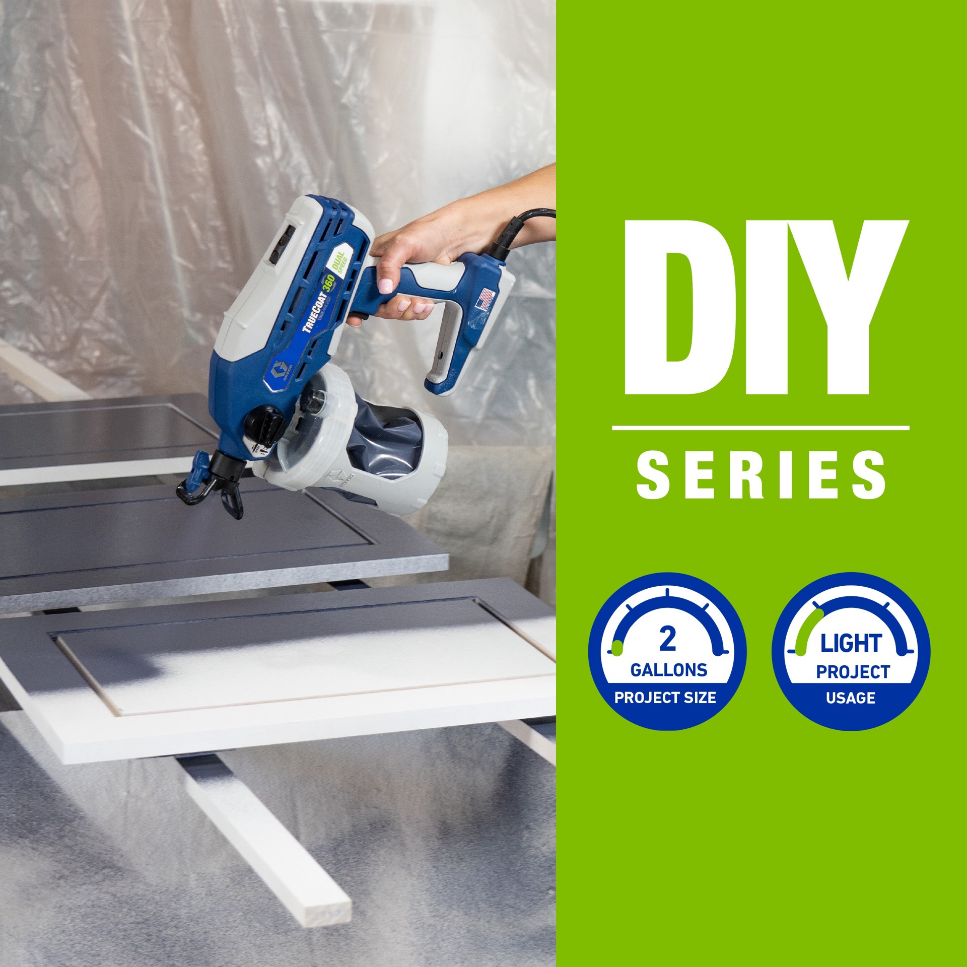 slide 2 of 6, Graco TrueCoat 360 Dual Speed Electric Handheld Airless Paint Sprayer, 1 ct